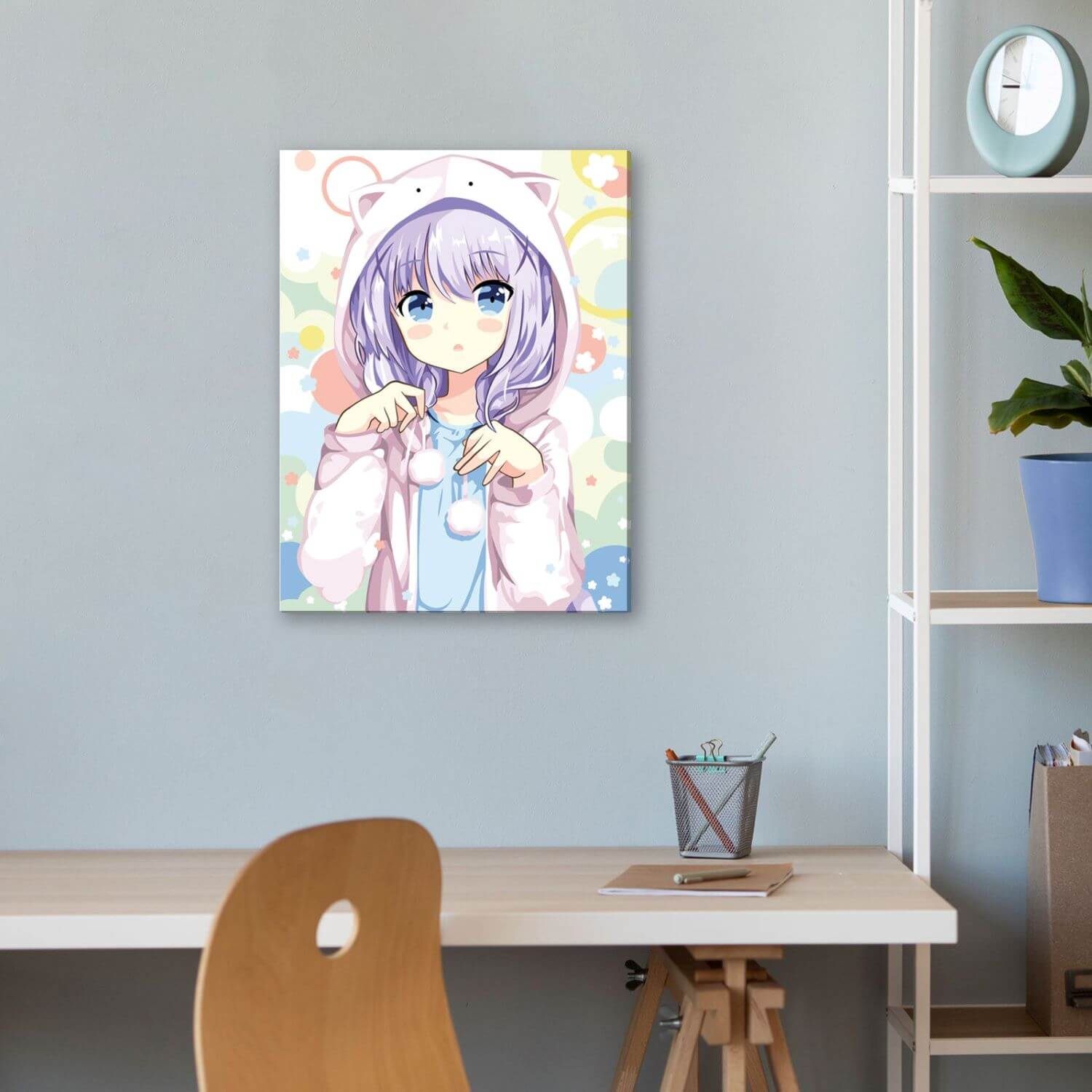 Paint by Numbers 30x40 cm | Girl's dreams (ME1168e) – Painting by numbers | Varvikas.Shop