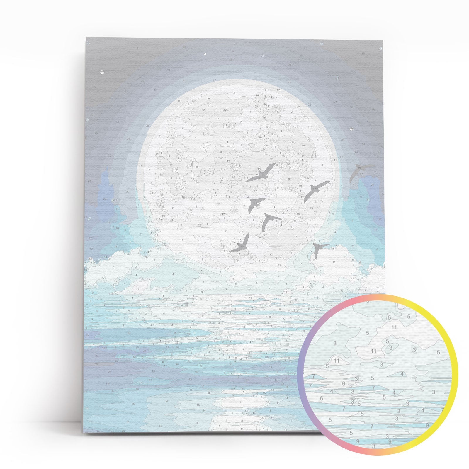 Paint by Numbers 30x40 cm | In the moonlight (ME1147e) – Painting by numbers | Varvikas.Shop