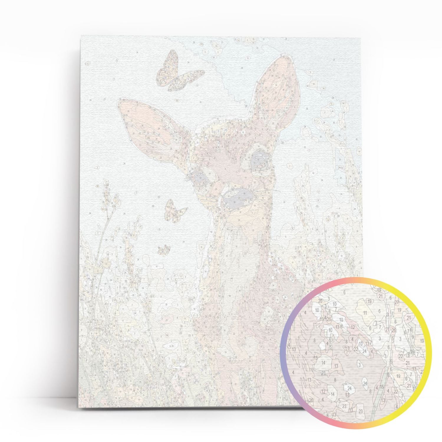 Paint by Numbers 30x40 cm | Little Fawn (ME1179e) – Painting by numbers | Varvikas.Shop
