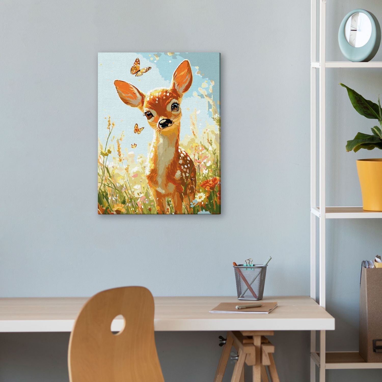 Paint by Numbers 30x40 cm | Little Fawn (ME1179e) – Painting by numbers | Varvikas.Shop