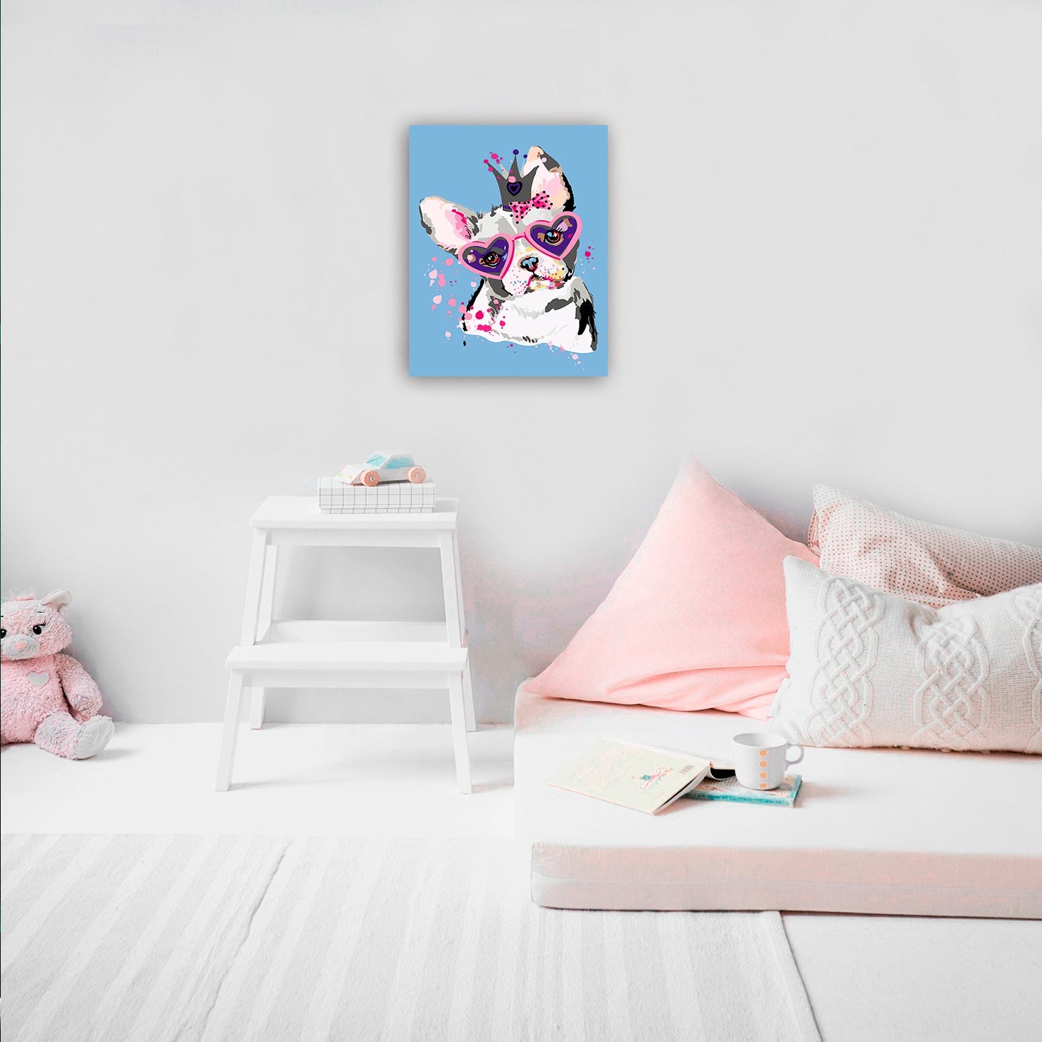 Paint by Numbers 30x40 cm | Lovely Puppy (ME1115e) – Painting by numbers | Varvikas.Shop