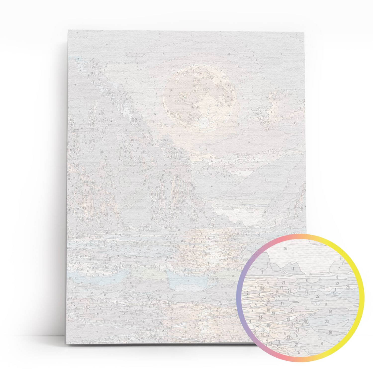 Paint by Numbers 30x40 cm | Moonlit Bay (ME1176e) – Painting by numbers | Varvikas.Shop