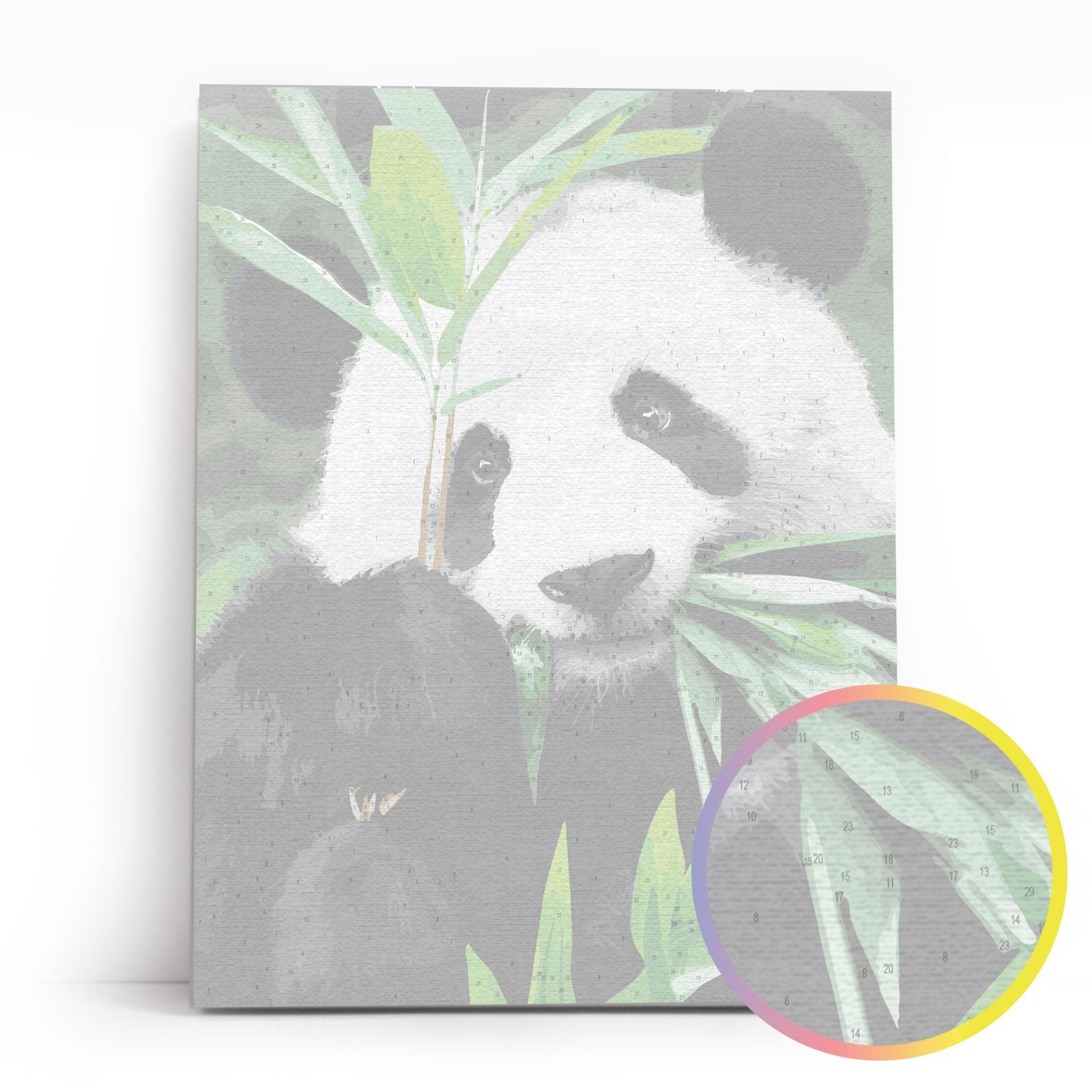 Paint by Numbers 30x40 cm | Panda Idyll (ME1171e) – Painting by numbers | Varvikas.Shop