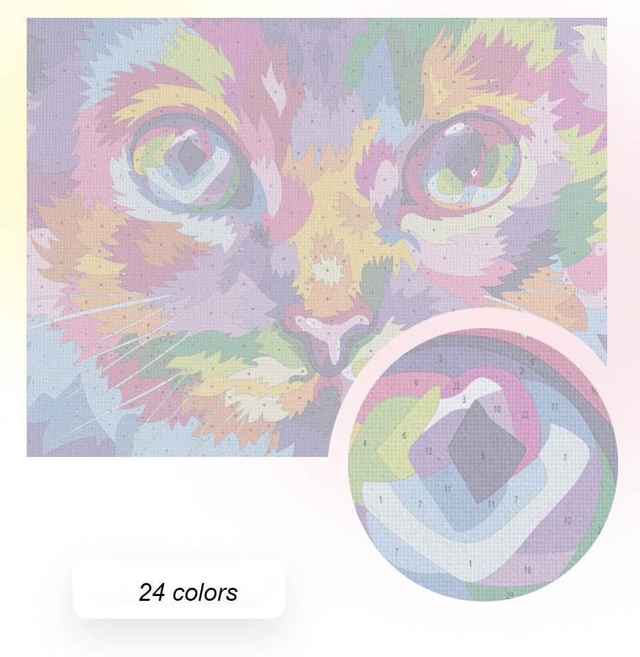 Paint by Numbers 30x40 cm | Predatory gaze (ME1146e) – Painting by numbers | Varvikas.Shop