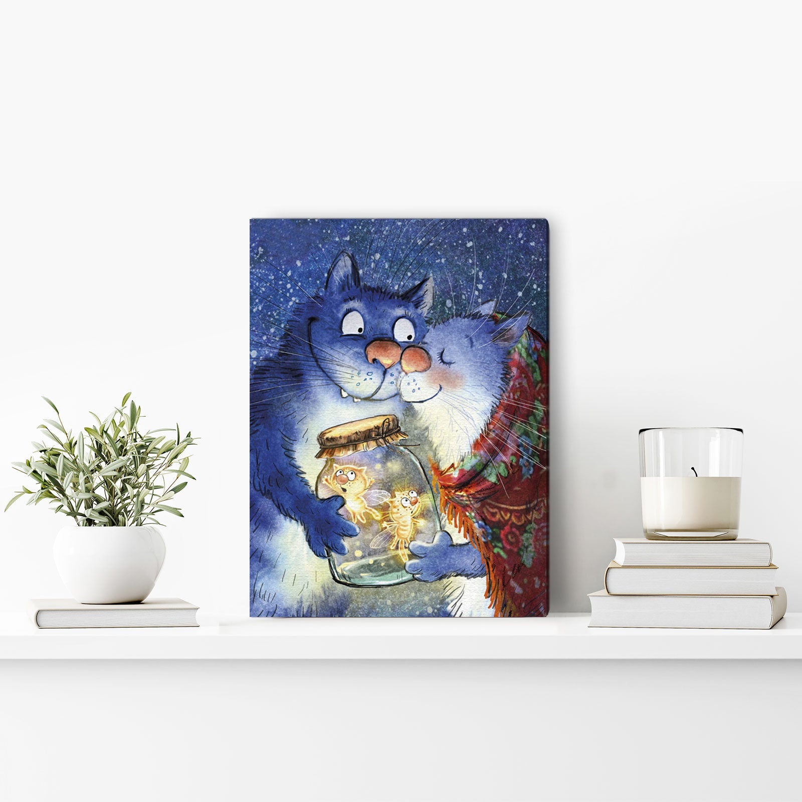 Paint by Numbers 30x40 cm | Romance with Fireflies (ME1134e) – Painting by numbers | Varvikas.Shop