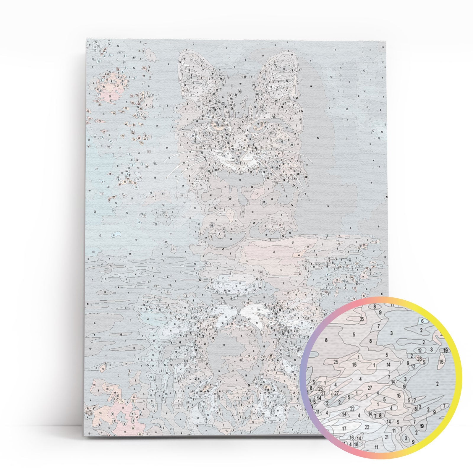 Paint by Numbers 30x40 cm | Self - Reflection (ME1159e) – Painting by numbers | Varvikas.Shop