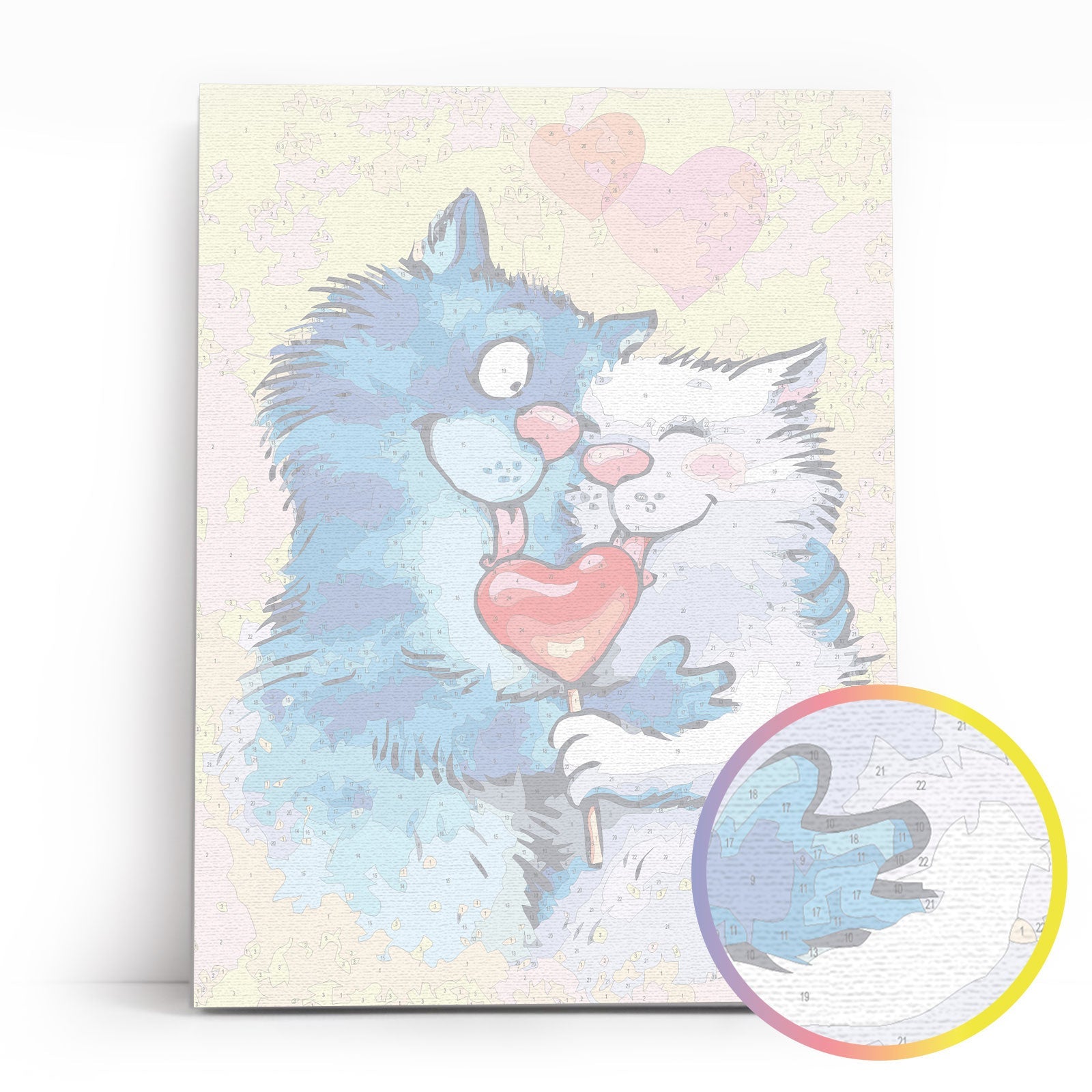 Paint by Numbers 30x40 cm | Sharing happiness (ME1130e) – Painting by numbers | Varvikas.Shop