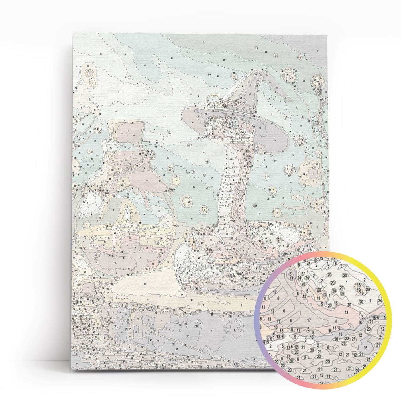 Paint by Numbers 30x40 cm | Snakey the Sorceress (ME1172e) – Painting by numbers | Varvikas.Shop