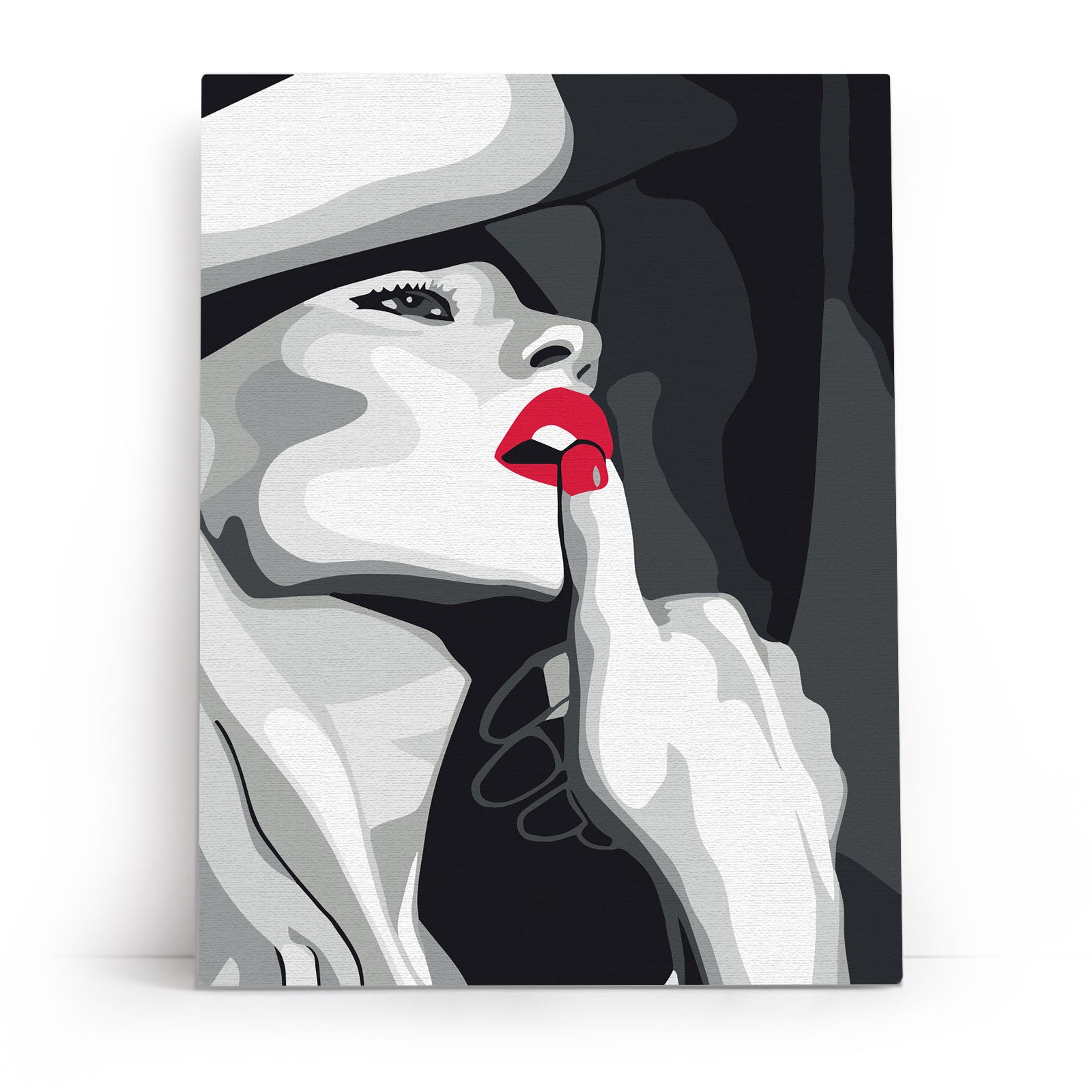 Paint by Numbers 30x40 cm | Tempting carmine (ME1167e) – Painting by numbers | Varvikas.Shop