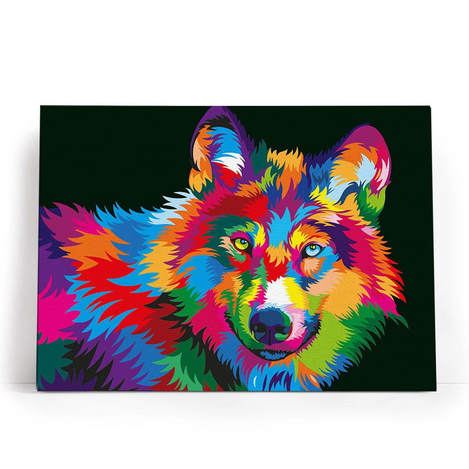 Paint by Numbers 30x40 cm | Through the eyes of a wolf (ME1145e) – Painting by numbers | Varvikas.Shop