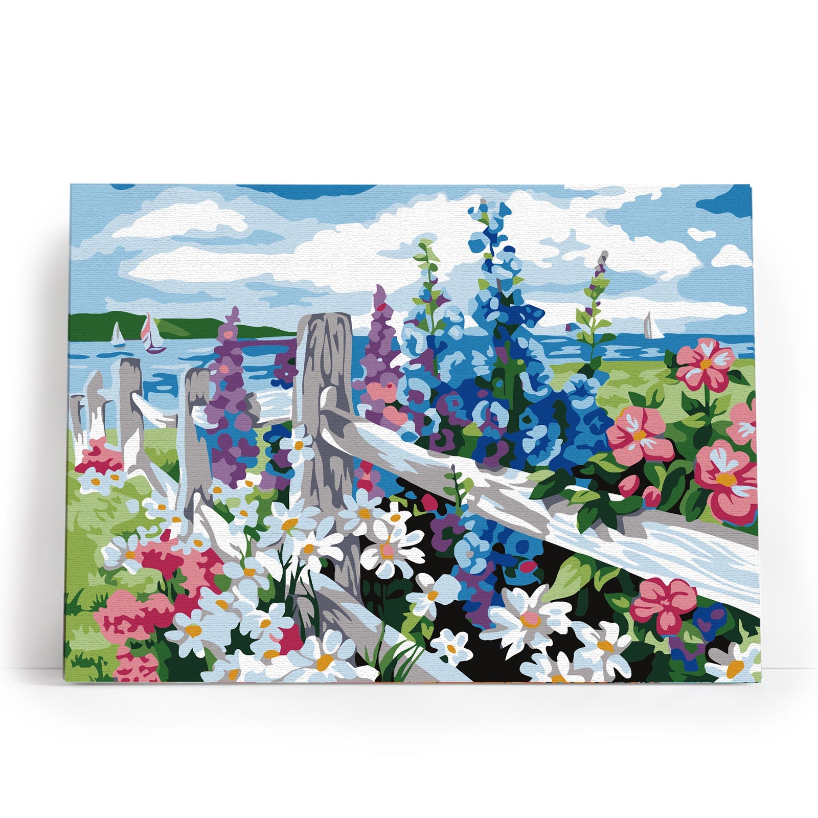 Paint by Numbers 30x40 cm | Village Outskirts (ME050e) – Painting by numbers | Varvikas.Shop