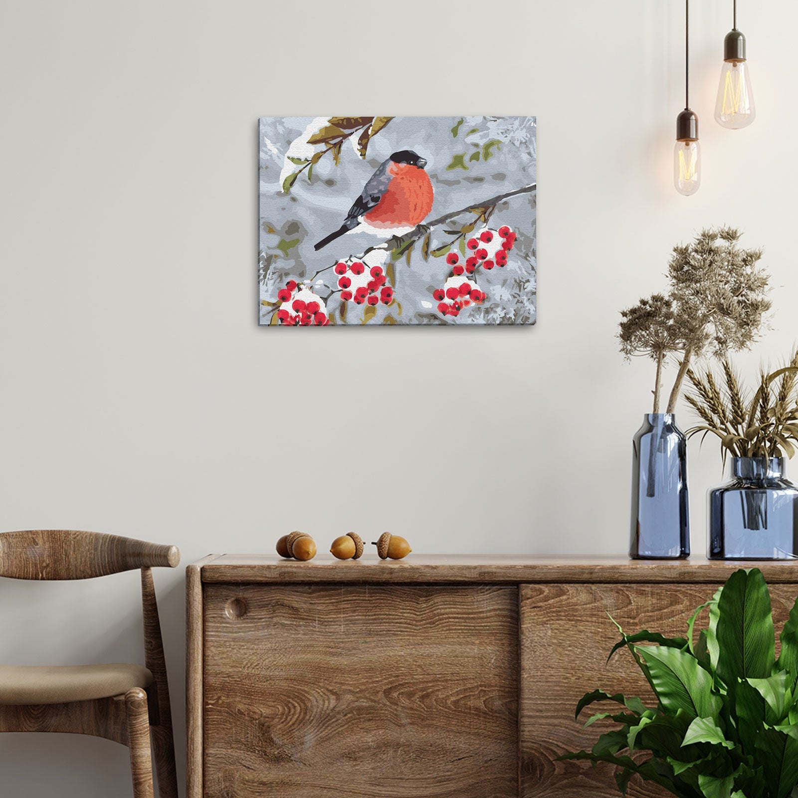 Paint by Numbers 30x40 cm | Winter symbol (ME1142e) – Painting by numbers | Varvikas.Shop