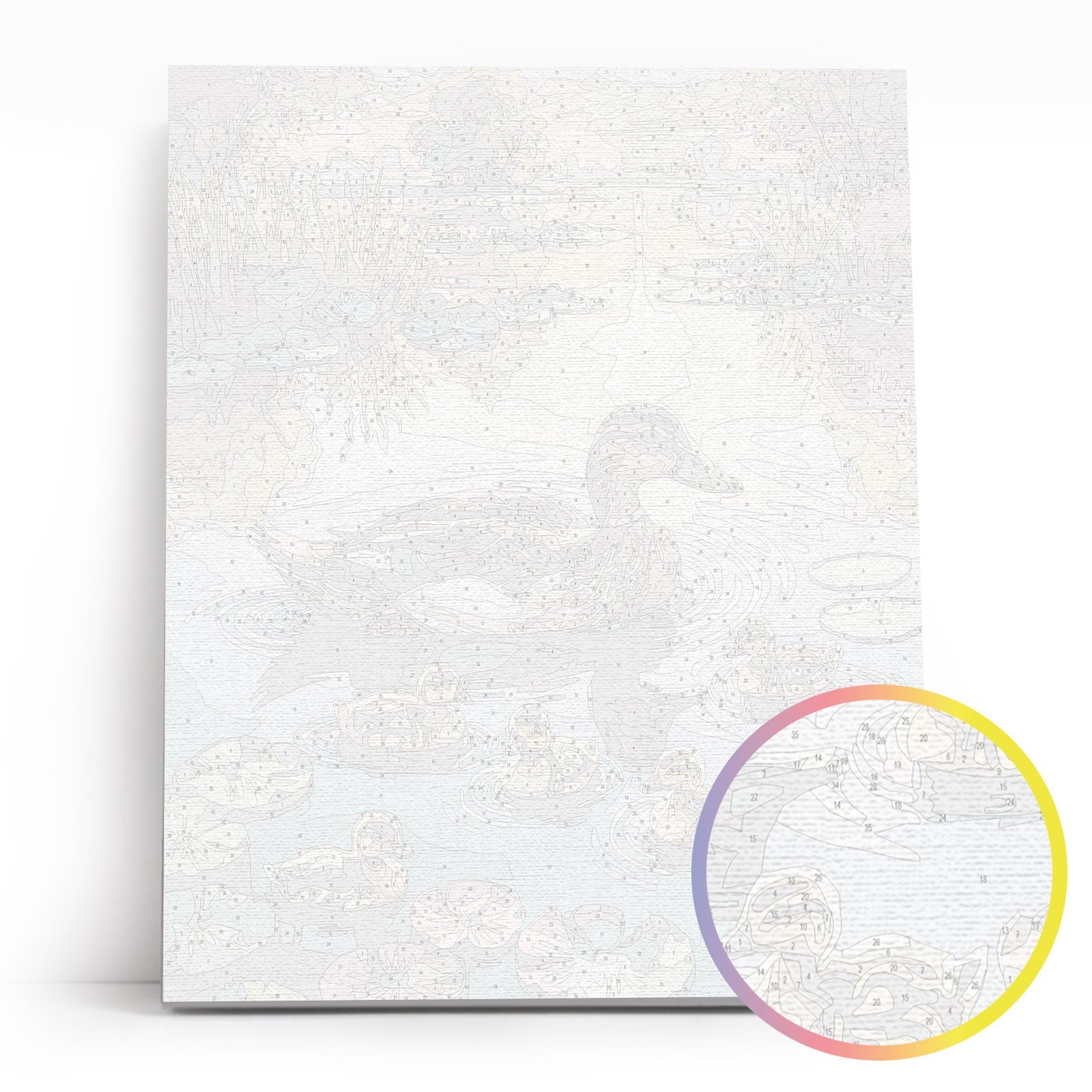 Paint by Numbers 40×50 cm, Duck Family (MG2540e) – Painting by numbers | Varvikas
