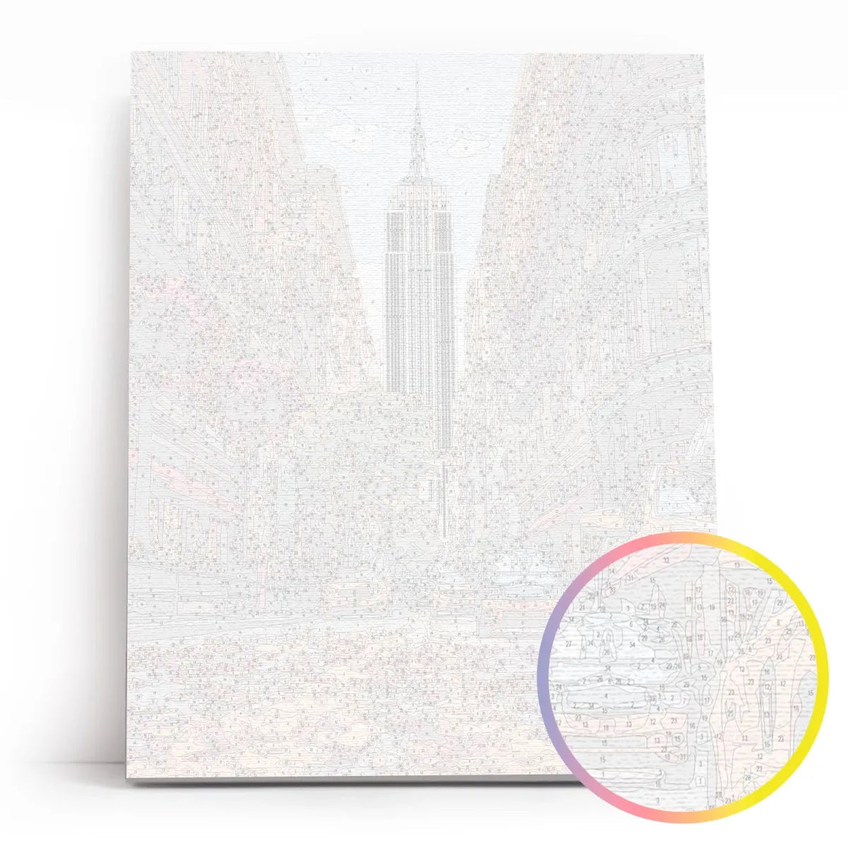 Paint by Numbers 40×50 cm, New York Street (MG2549e) – Painting by numbers | Varvikas