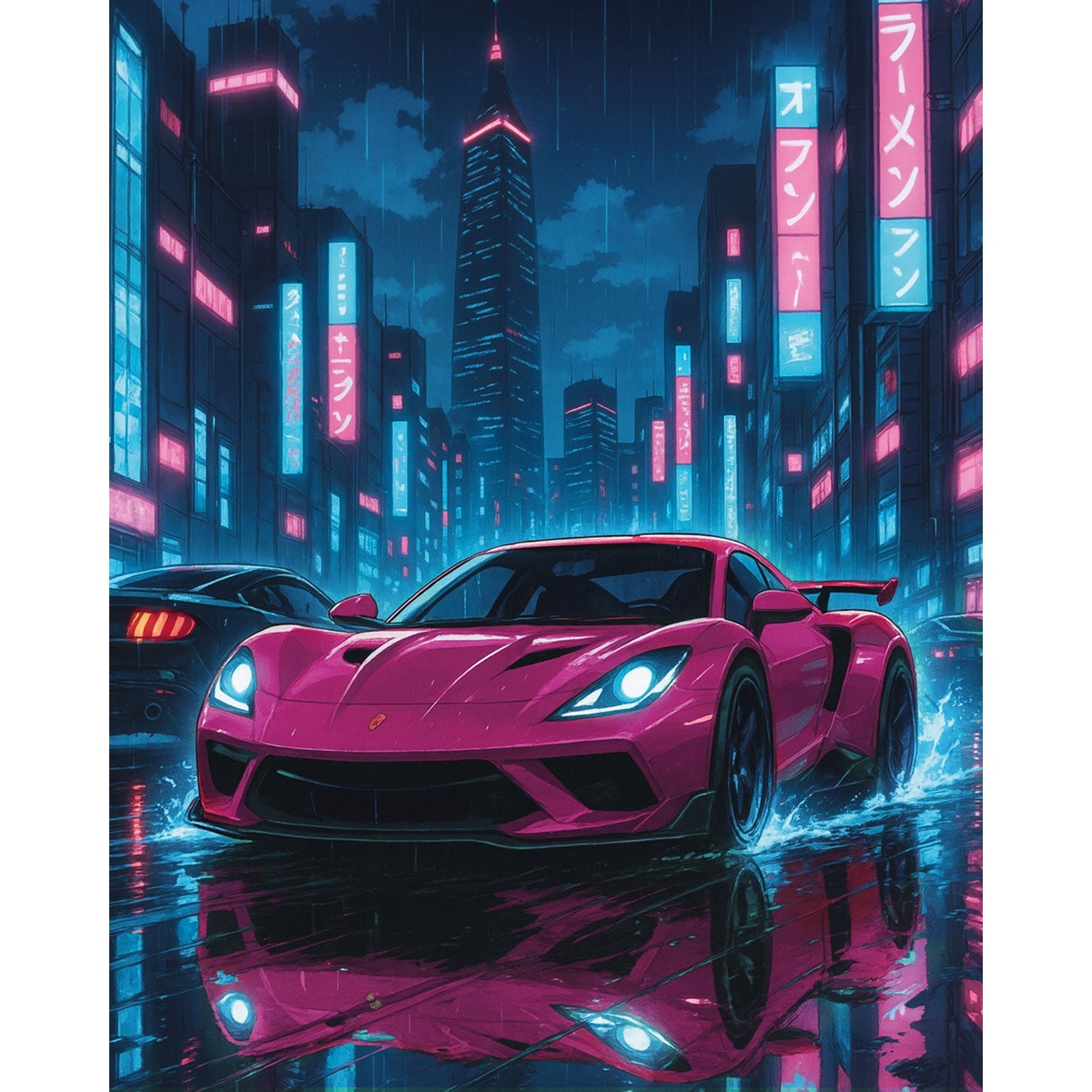 Paint by Numbers 40×50 cm, The City Ghost (MG2538e) – Painting by numbers | Varvikas.Shop