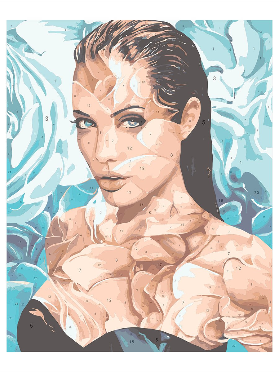 Paint by Numbers 40x50 cm | Angelina (MG2107e) – Painting by numbers | Varvikas.Shop