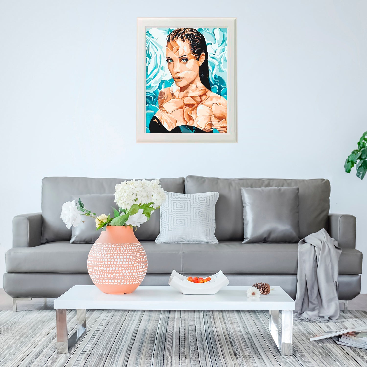 Paint by Numbers 40x50 cm | Angelina (MG2107e) – Painting by numbers | Varvikas.Shop
