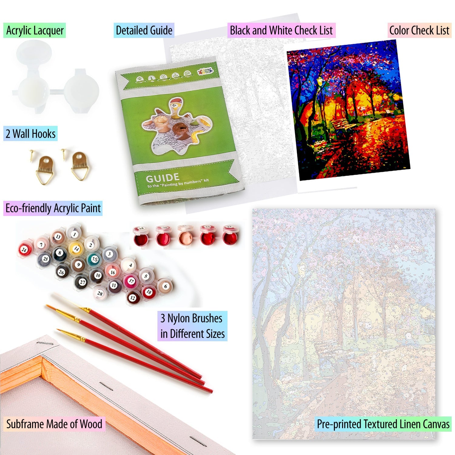 Paint by Numbers 40x50 cm | Autumn Evening (MG2411e) – Painting by numbers | Varvikas.Shop