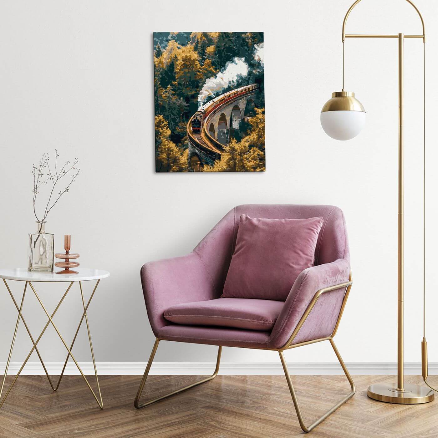 Paint by Numbers 40x50 cm | Autumn Express (MG2515e) – Painting by numbers | Varvikas.Shop