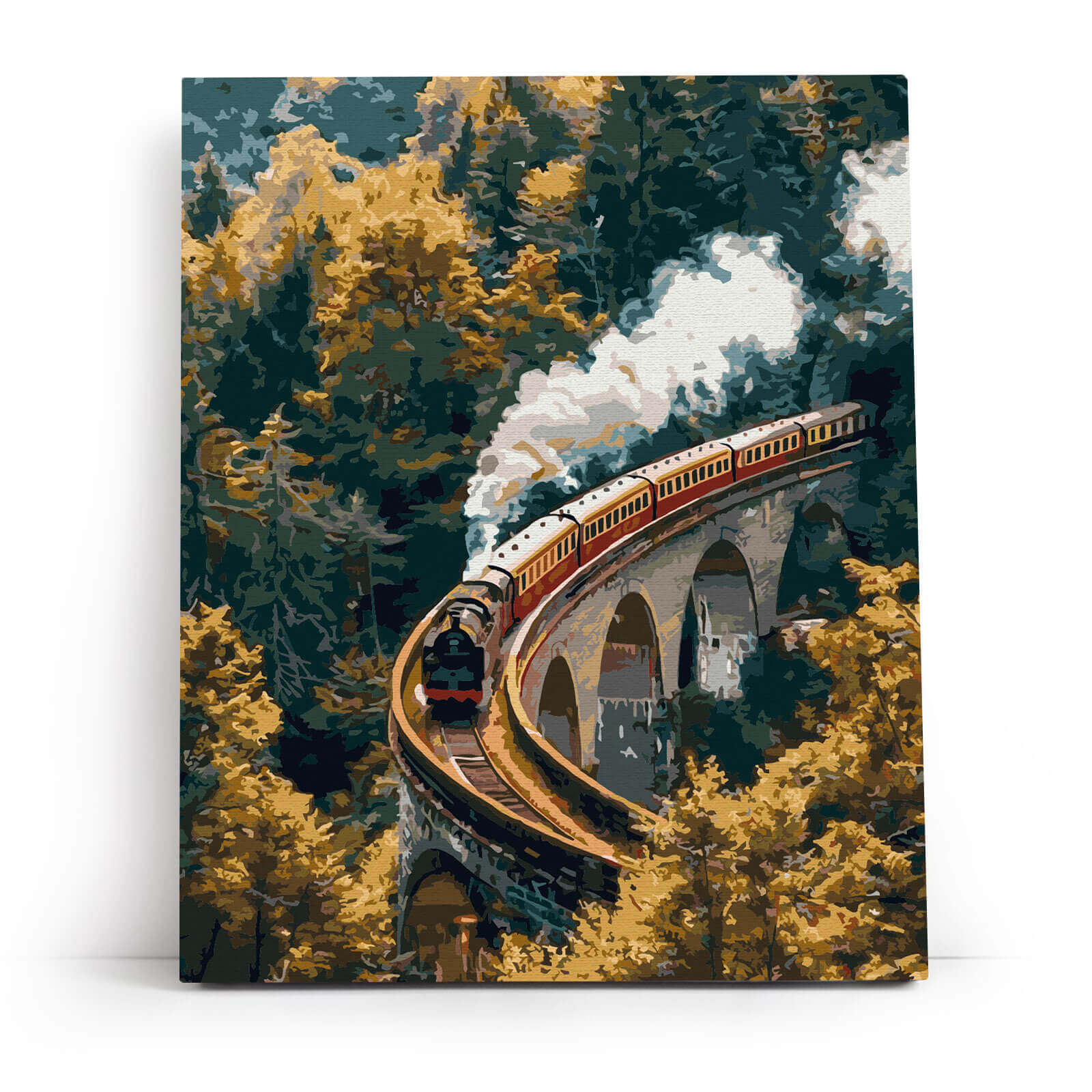 Paint by Numbers 40x50 cm | Autumn Express (MG2515e) – Painting by numbers | Varvikas.Shop