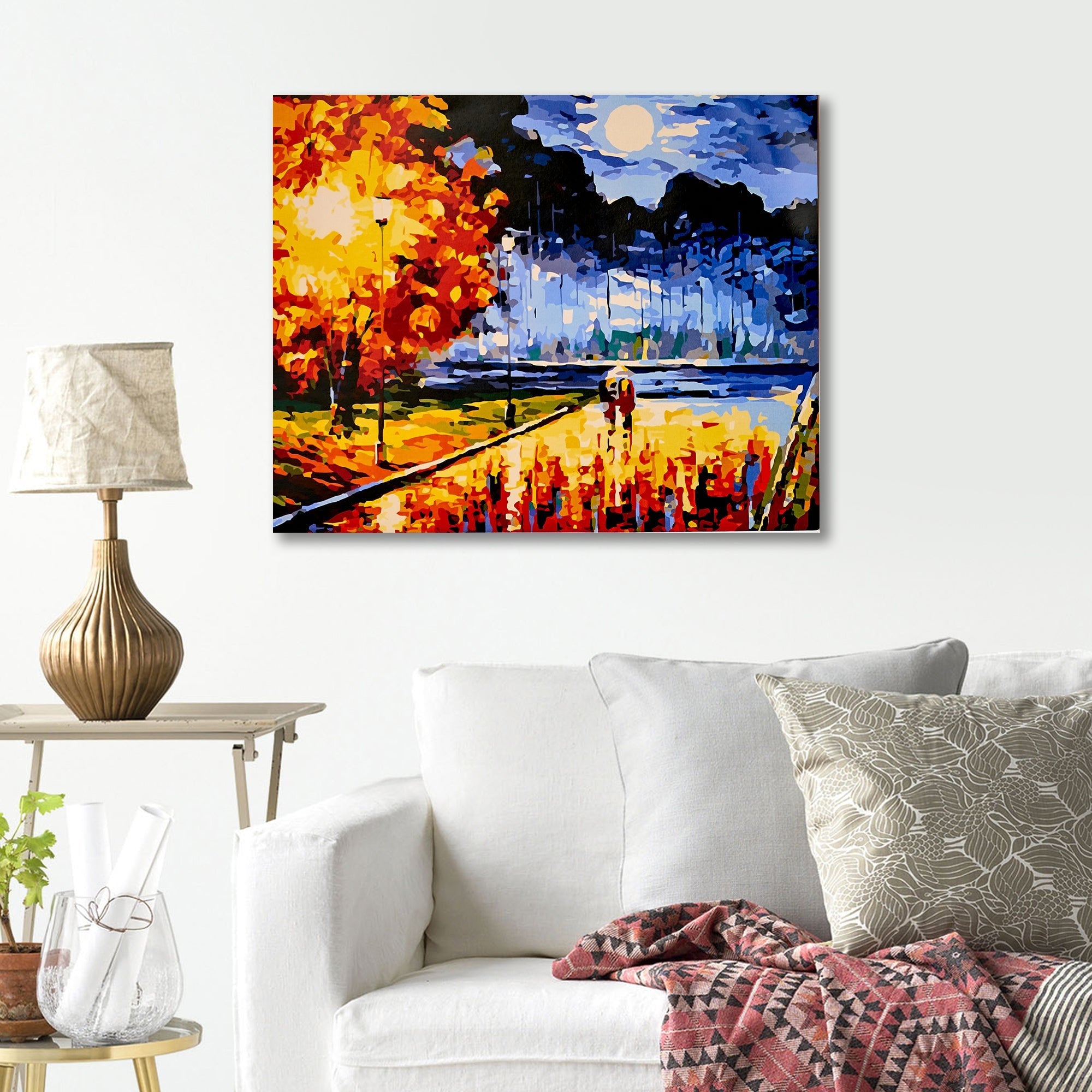 Paint by Numbers 40x50 cm | Autumn Mood (MG2165e) – Painting by numbers | Varvikas.Shop