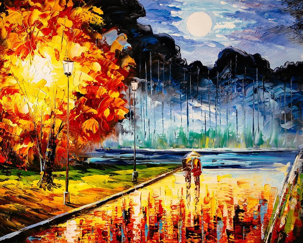 Paint by Numbers 40x50 cm | Autumn Mood (MG2165e) – Painting by numbers | Varvikas.Shop