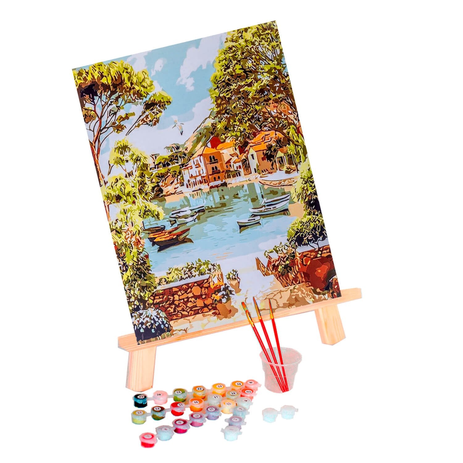 Paint by Numbers 40x50 cm | Bay of happiness (MG2098e) – Painting by numbers | Varvikas.Shop
