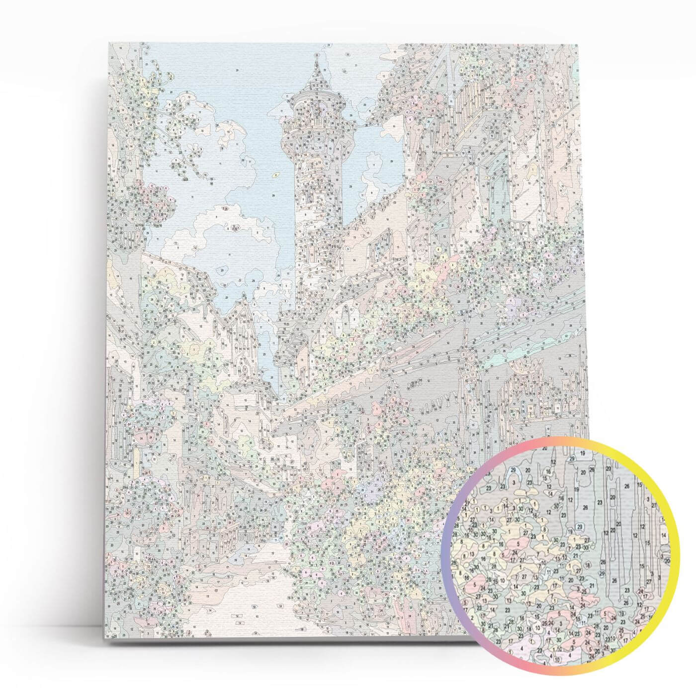 Paint by Numbers 40x50 cm | Blooming Street (MG2509e) – Painting by numbers | Varvikas.Shop