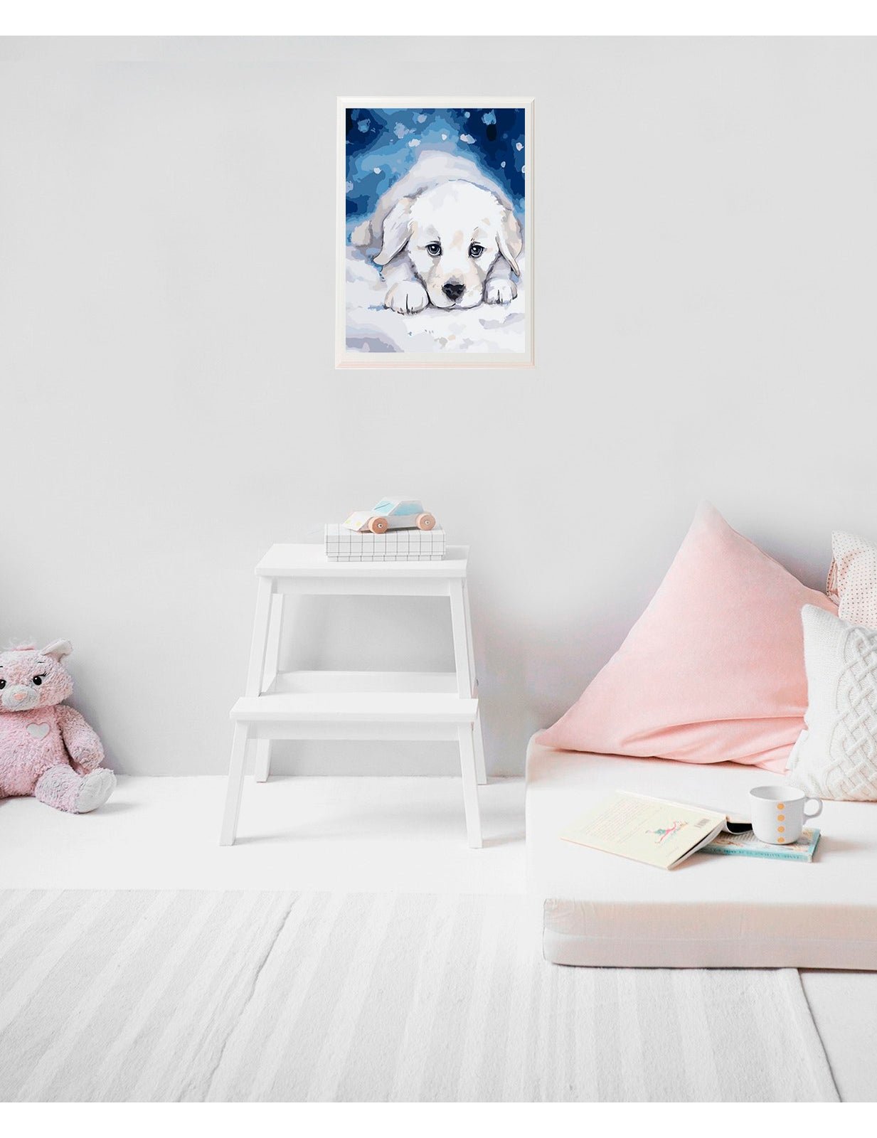 Paint by Numbers 40x50 cm | Bringing happiness (MG2084e) – Painting by numbers | Varvikas.Shop