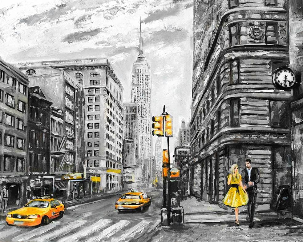 Paint by Numbers 40x50 cm | Capital City (MG2168e) – Painting by numbers | Varvikas.Shop