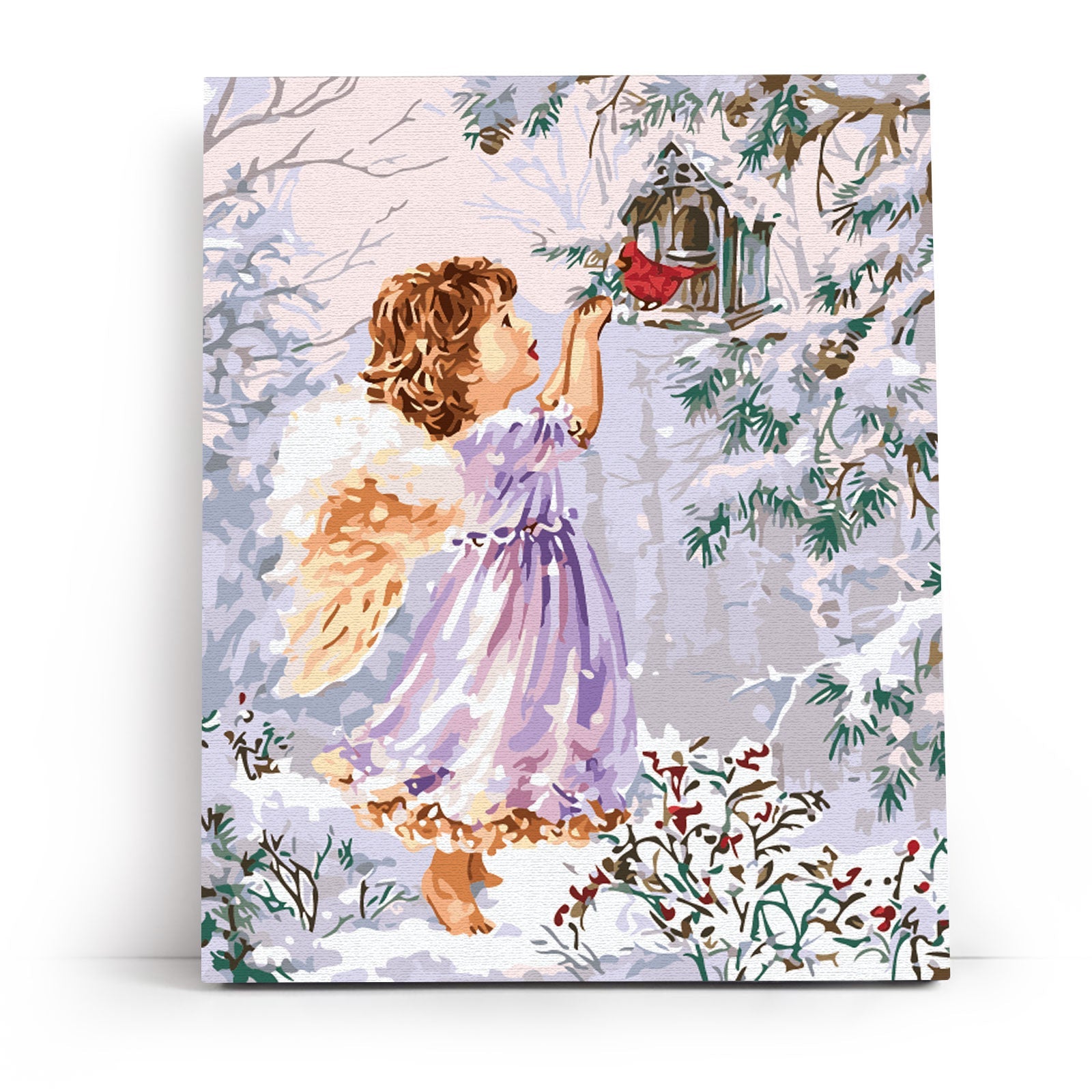 Paint by Numbers 40x50 cm | Christmas Angel (MG2430e) – Painting by numbers | Varvikas.Shop