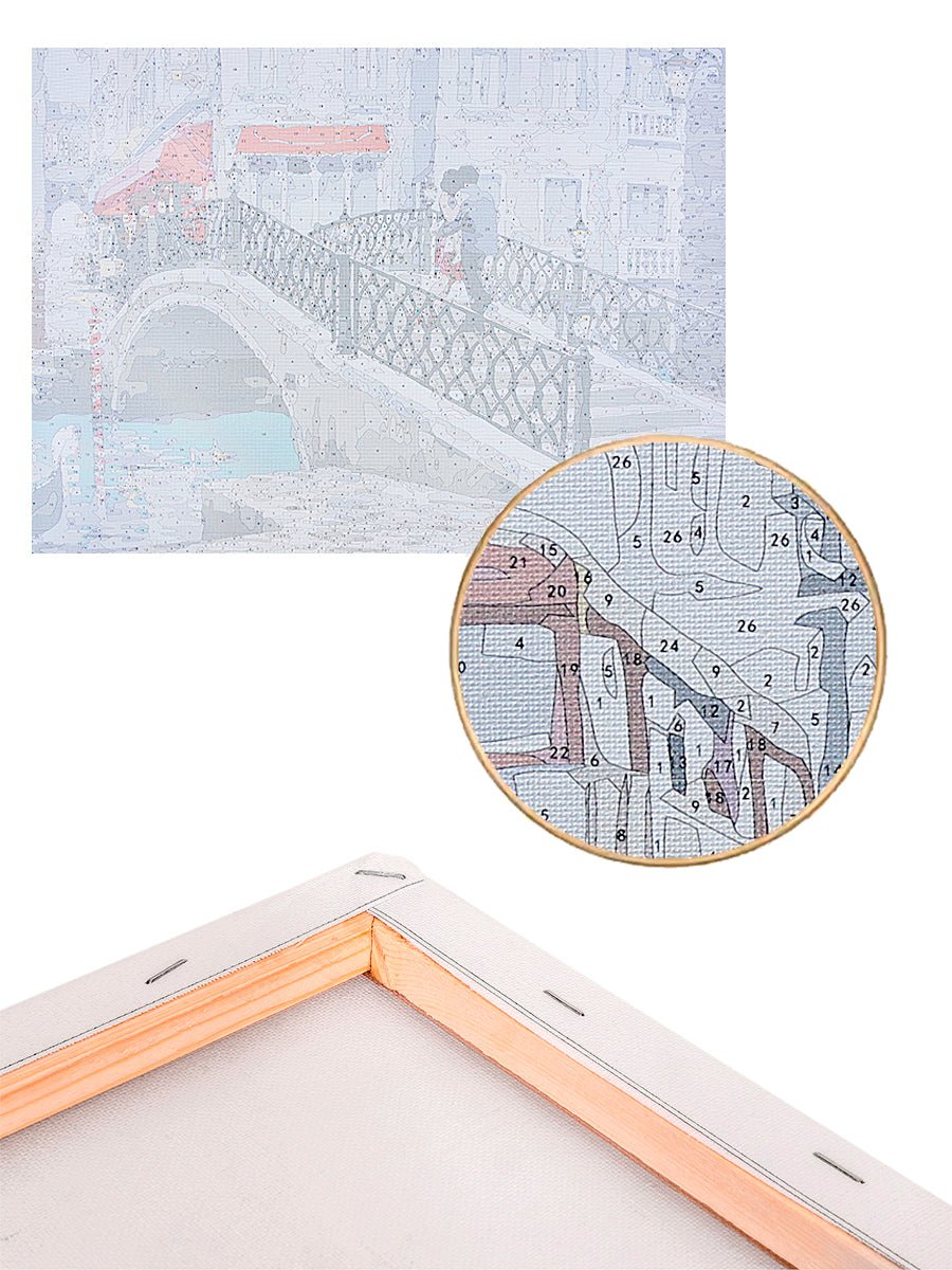 Paint by Numbers 40x50 cm | City Bridge (MG2205e) – Painting by numbers | Varvikas.Shop