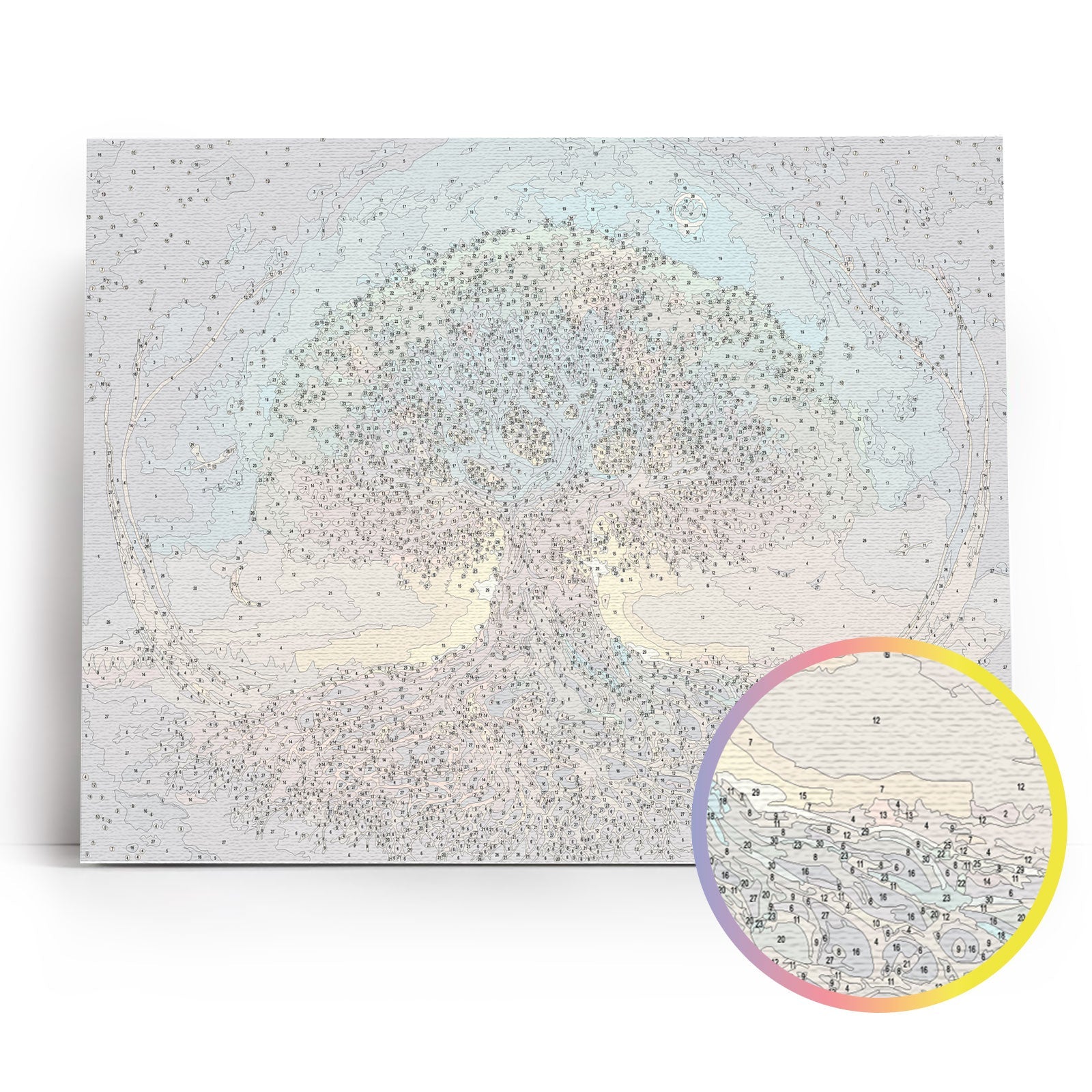 Paint by Numbers 40x50 cm | Cosmic Roots (MG2503e) – Painting by numbers | Varvikas.Shop