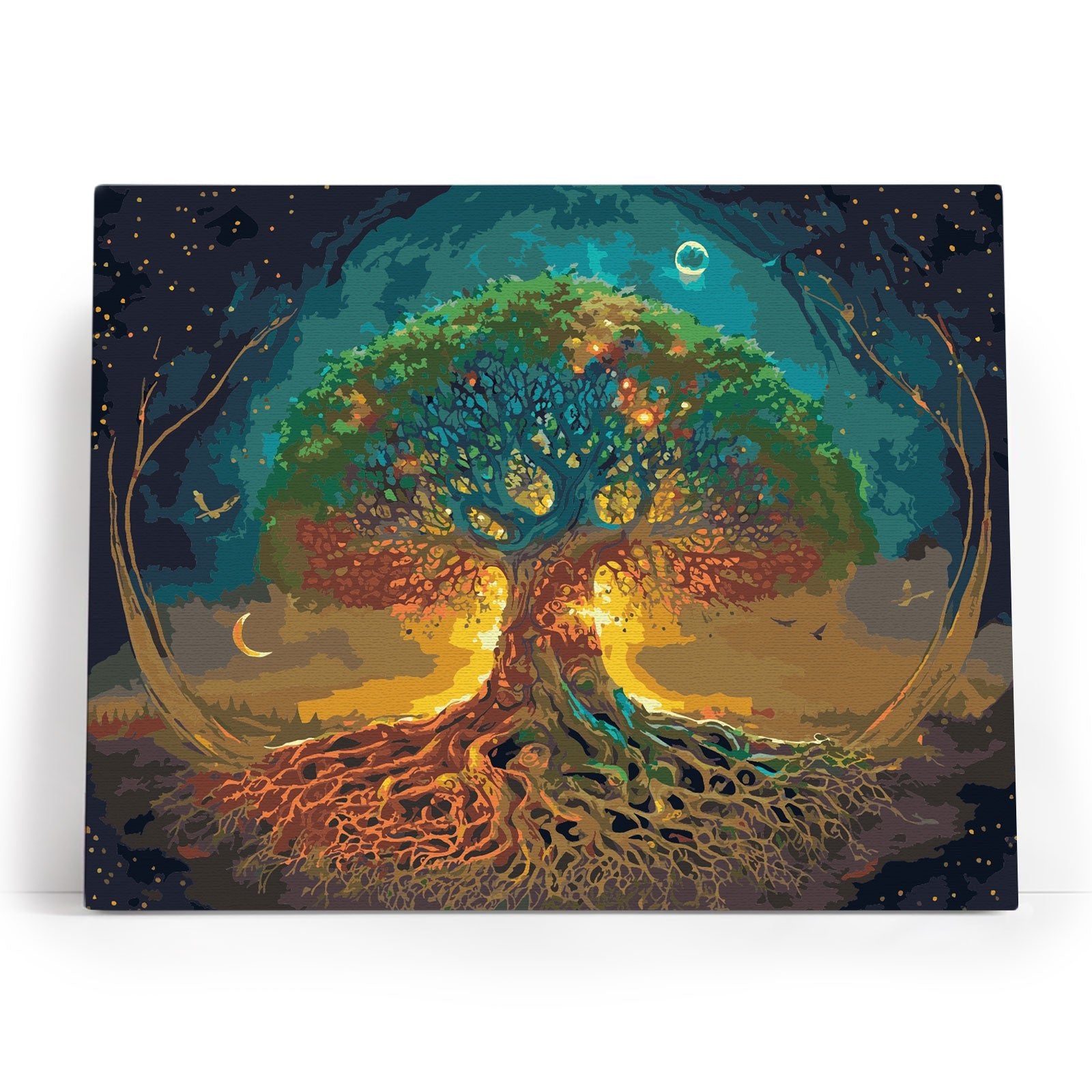 Paint by Numbers 40x50 cm | Cosmic Roots (MG2503e) – Painting by numbers | Varvikas.Shop