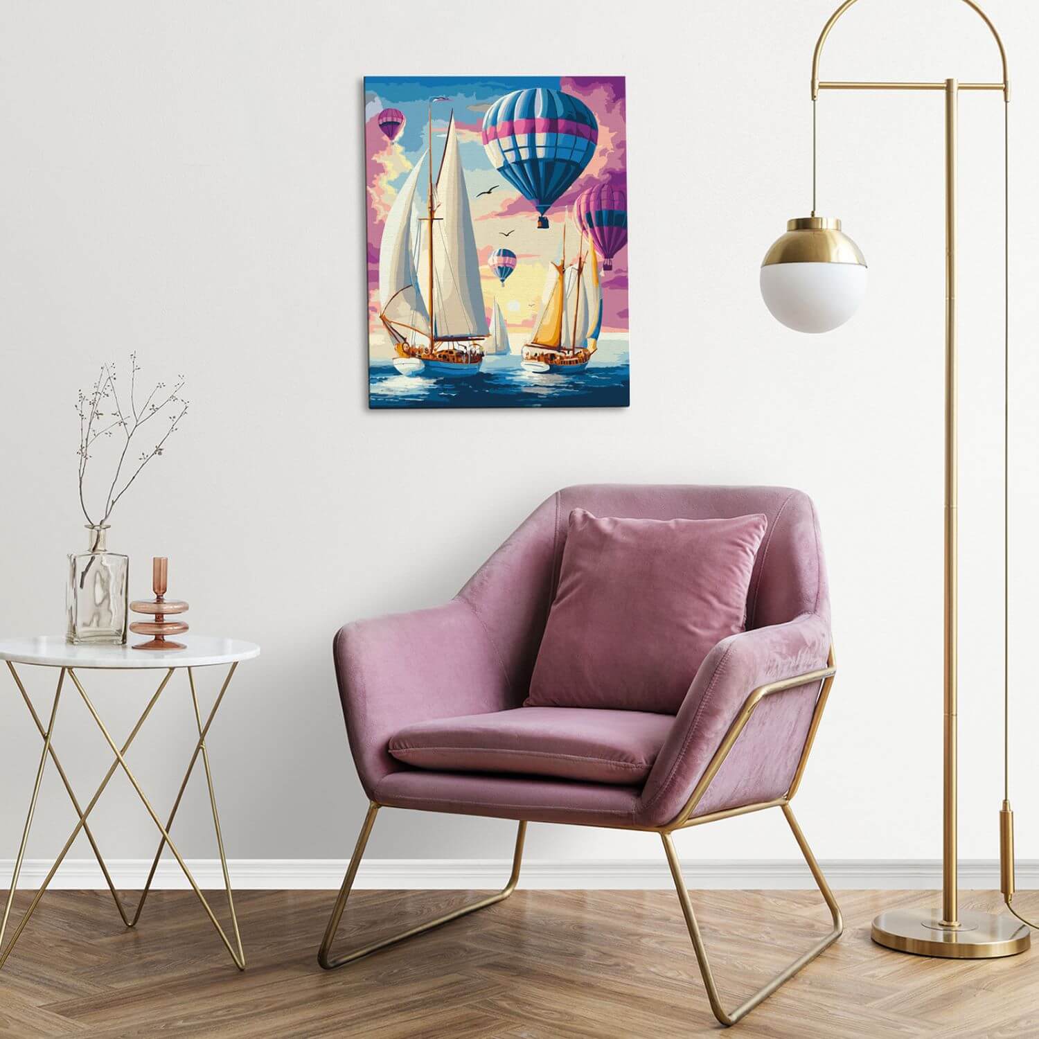 Paint by Numbers 40x50 cm | Dawn Voyagers (MG2495e) – Painting by numbers | Varvikas.Shop