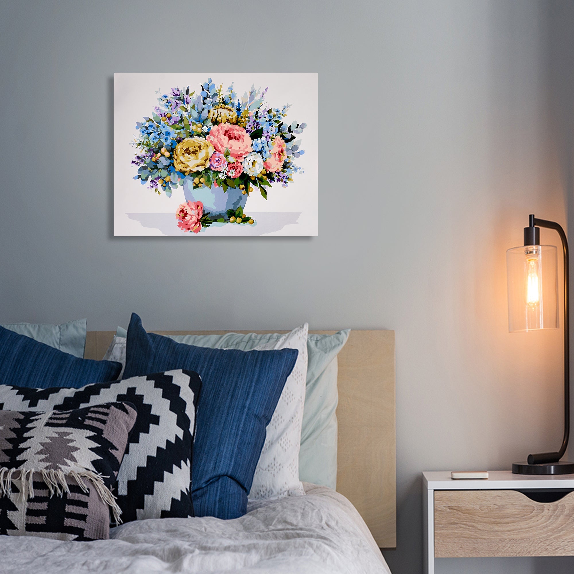 Paint by Numbers 40x50 cm | Delightful Bouquet (MG2185e) – Painting by numbers | Varvikas.Shop
