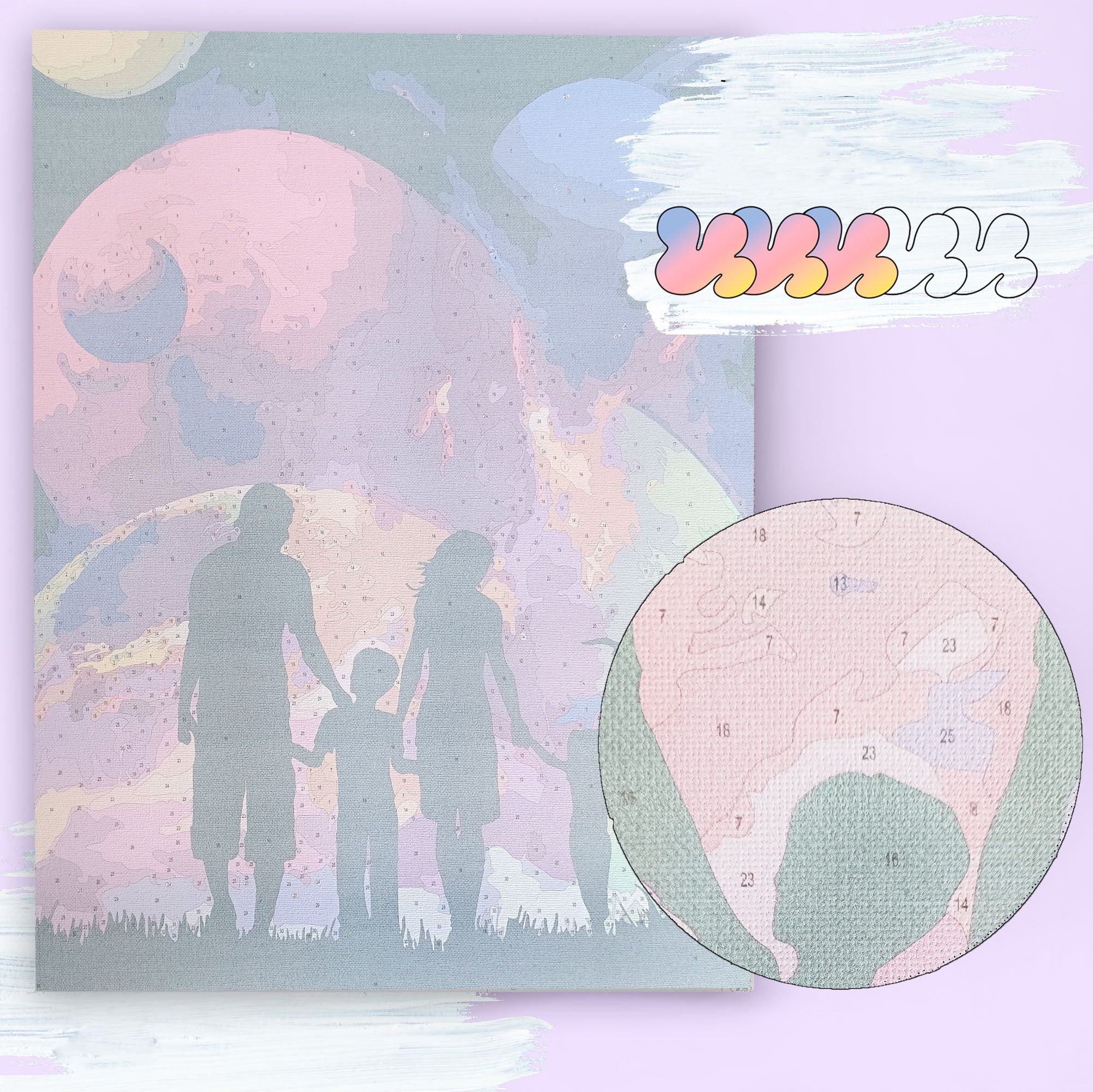 Paint by Numbers 40x50 cm | Dreams come true (MG2446e) – Painting by numbers | Varvikas.Shop