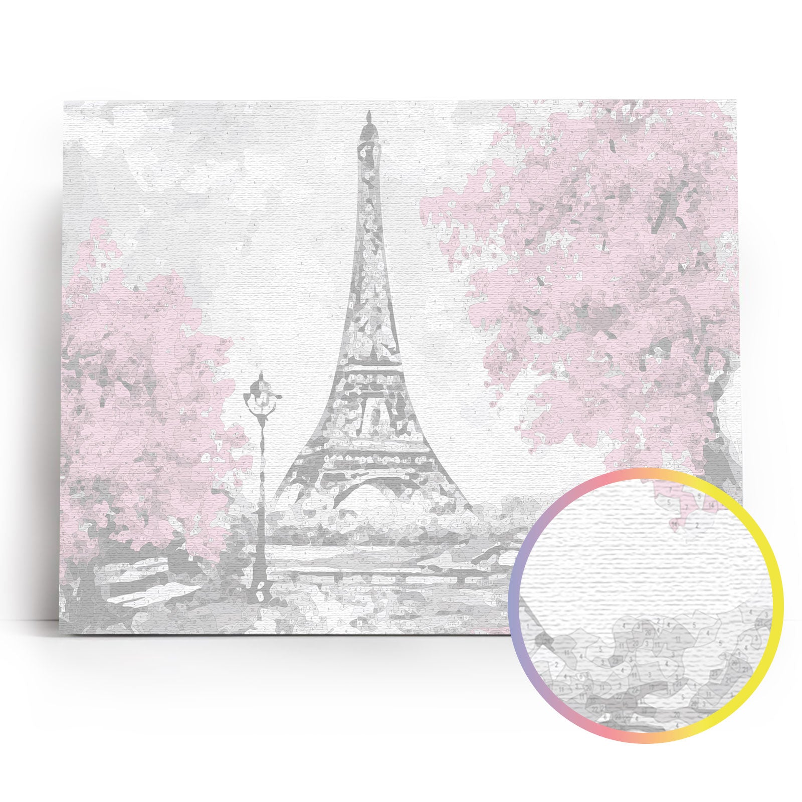 Paint by Numbers 40x50 cm | Eiffel Tower in Bloom (MG2166e) – Painting by numbers | Varvikas.Shop