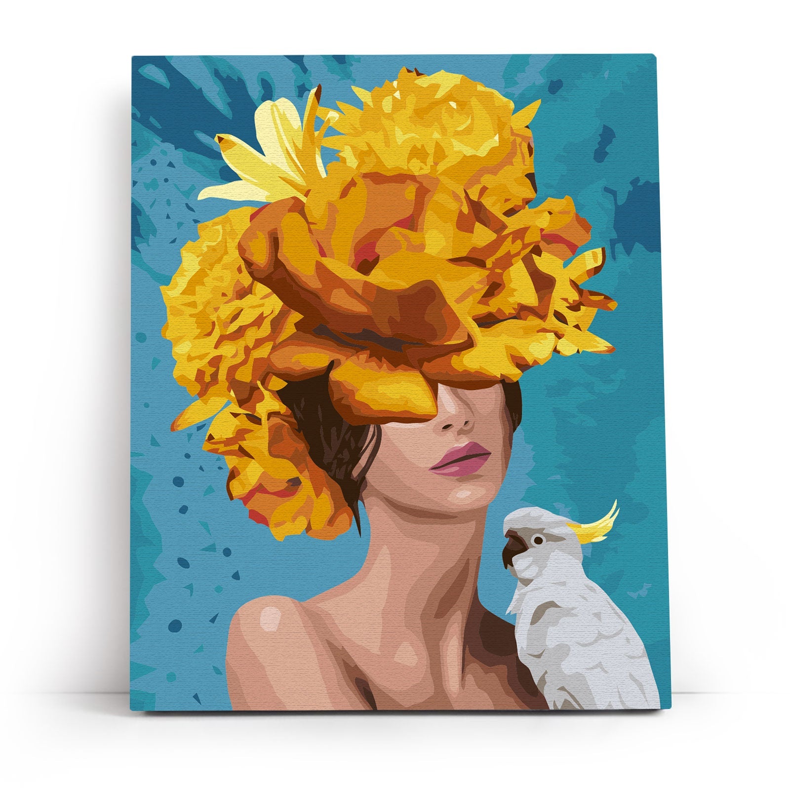 Paint by Numbers 40x50 cm | Flower Dream in Orange (MG2429e) – Painting by numbers | Varvikas.Shop