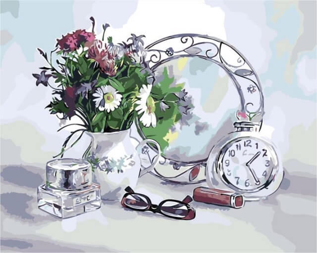 Paint by Numbers 40x50 cm | Flower mood (MG2081e) – Painting by numbers | Varvikas.Shop