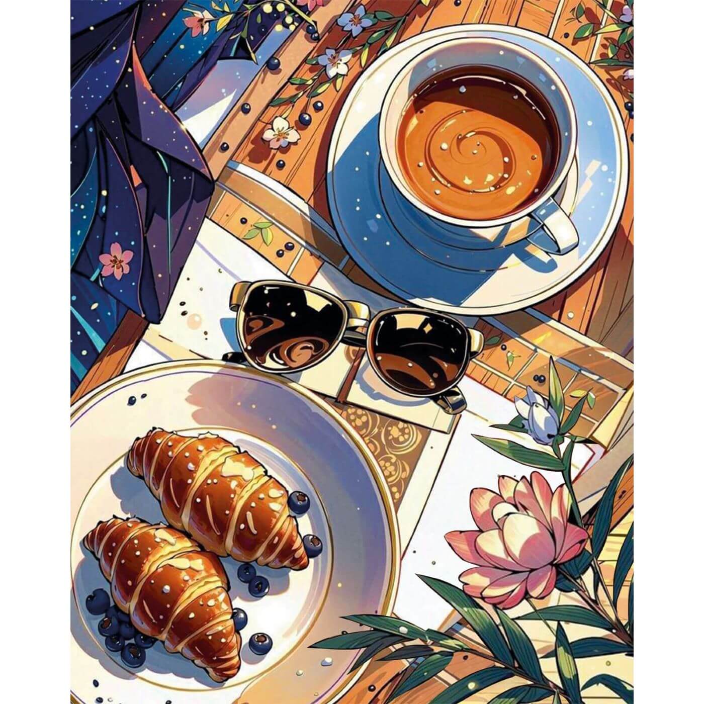 Paint by Numbers 40x50 cm | Fragrance of Dawn (MG2526e) – Painting by numbers | Varvikas.Shop