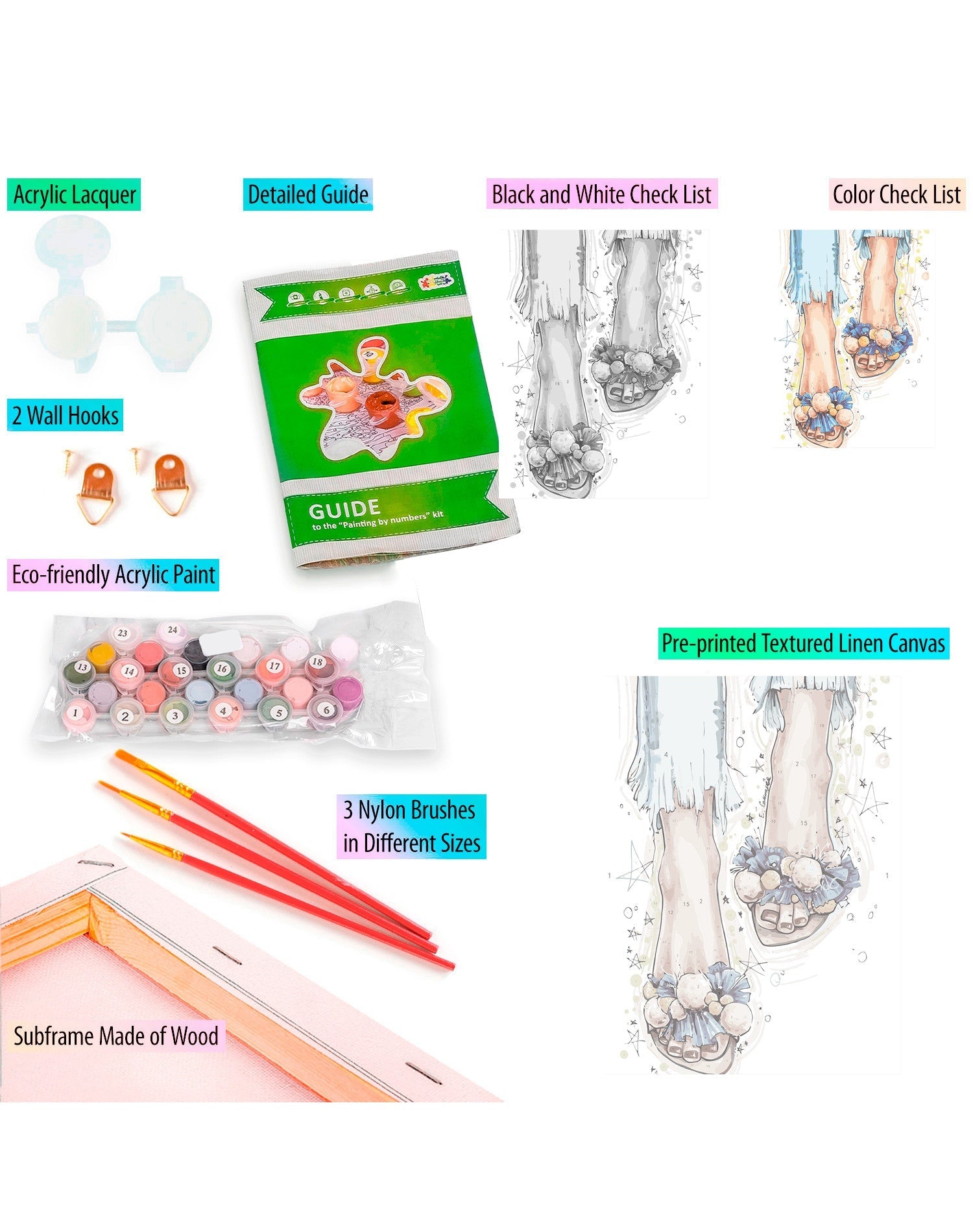 Paint by Numbers 40x50 cm | Gait (MG2131e) – Painting by numbers | Varvikas.Shop