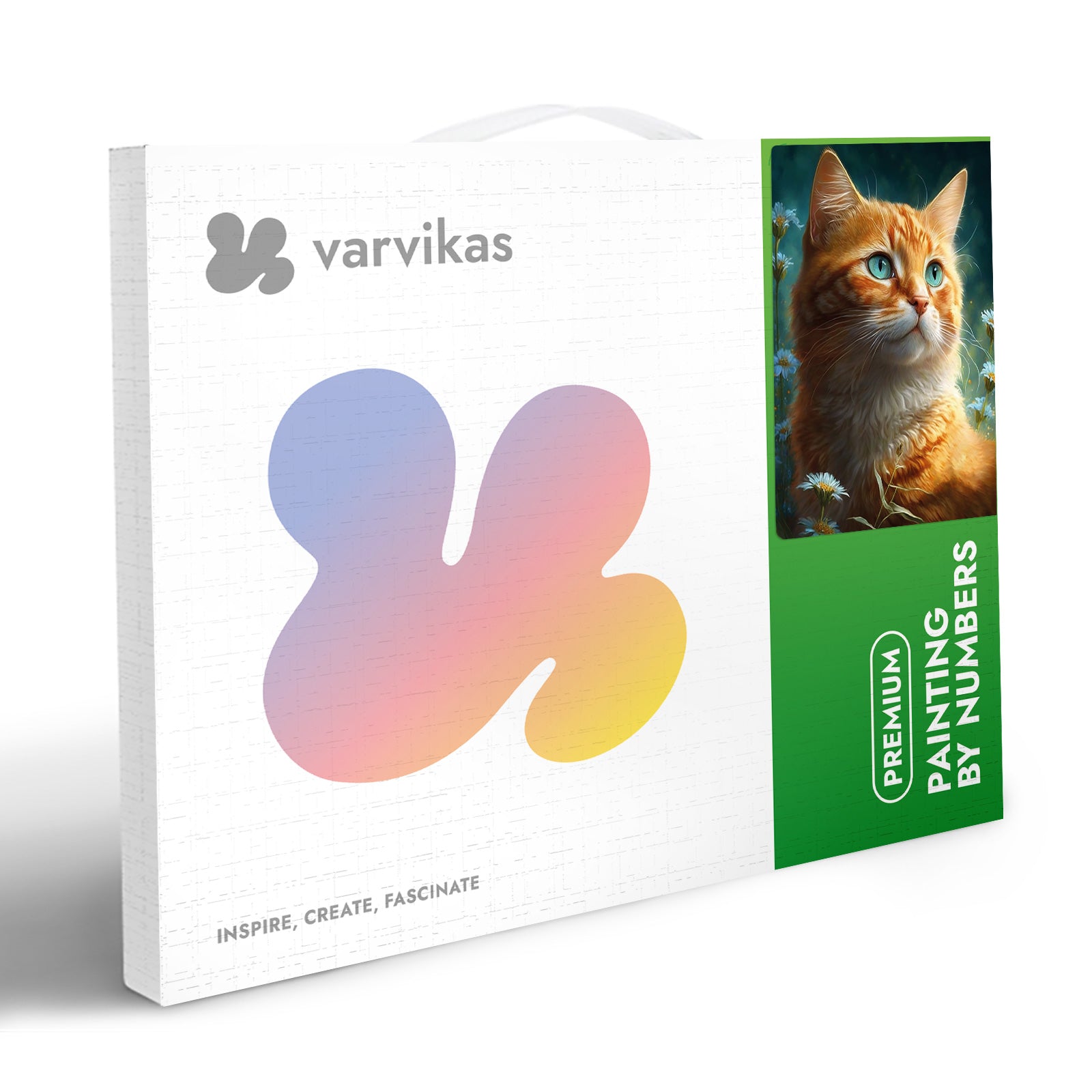 Paint by Numbers 40x50 cm | Ginger cat (MG2475e) – Painting by numbers | Varvikas.Shop