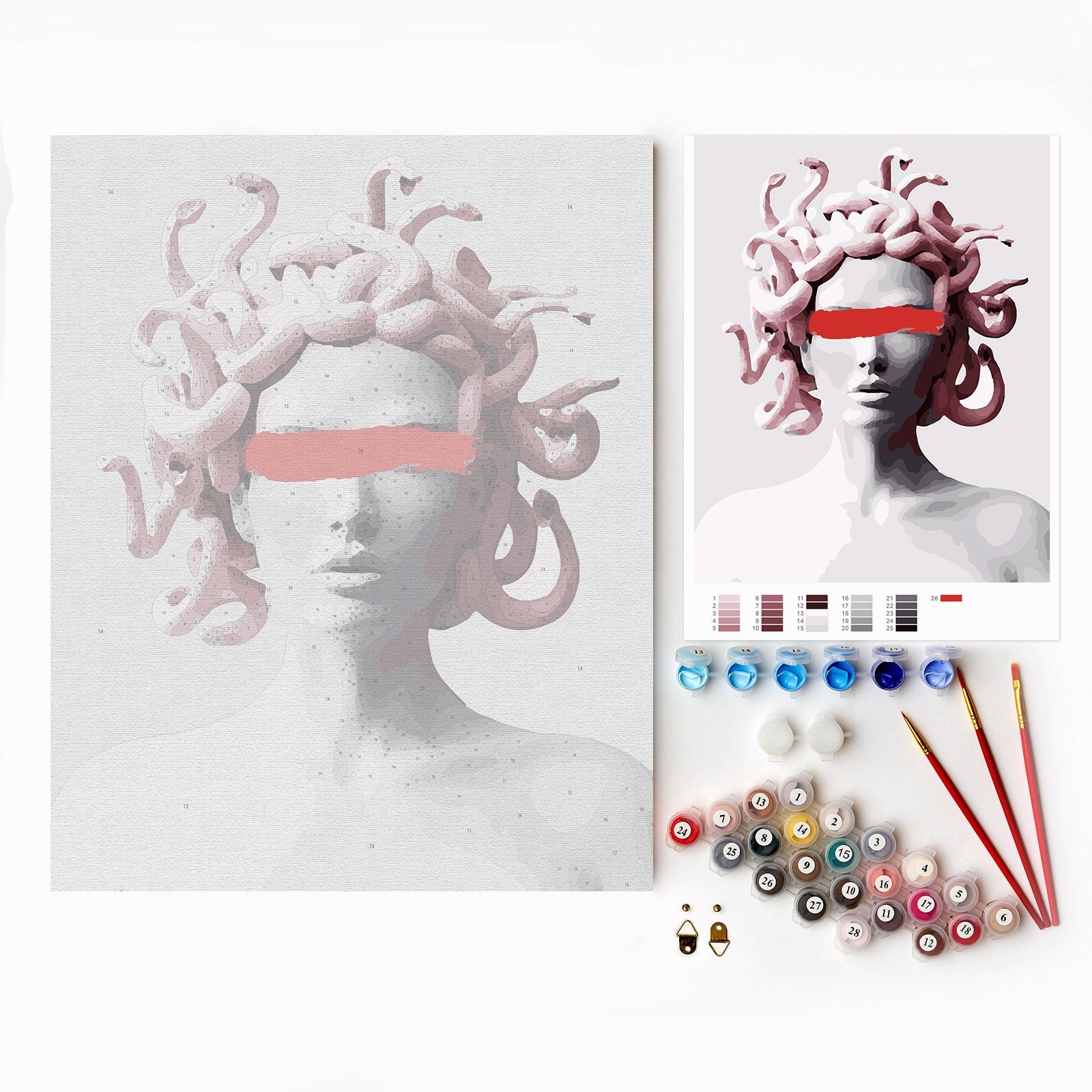 Paint by Numbers 40x50 cm | Gorgon (MG2144e) – Painting by numbers | Varvikas.Shop