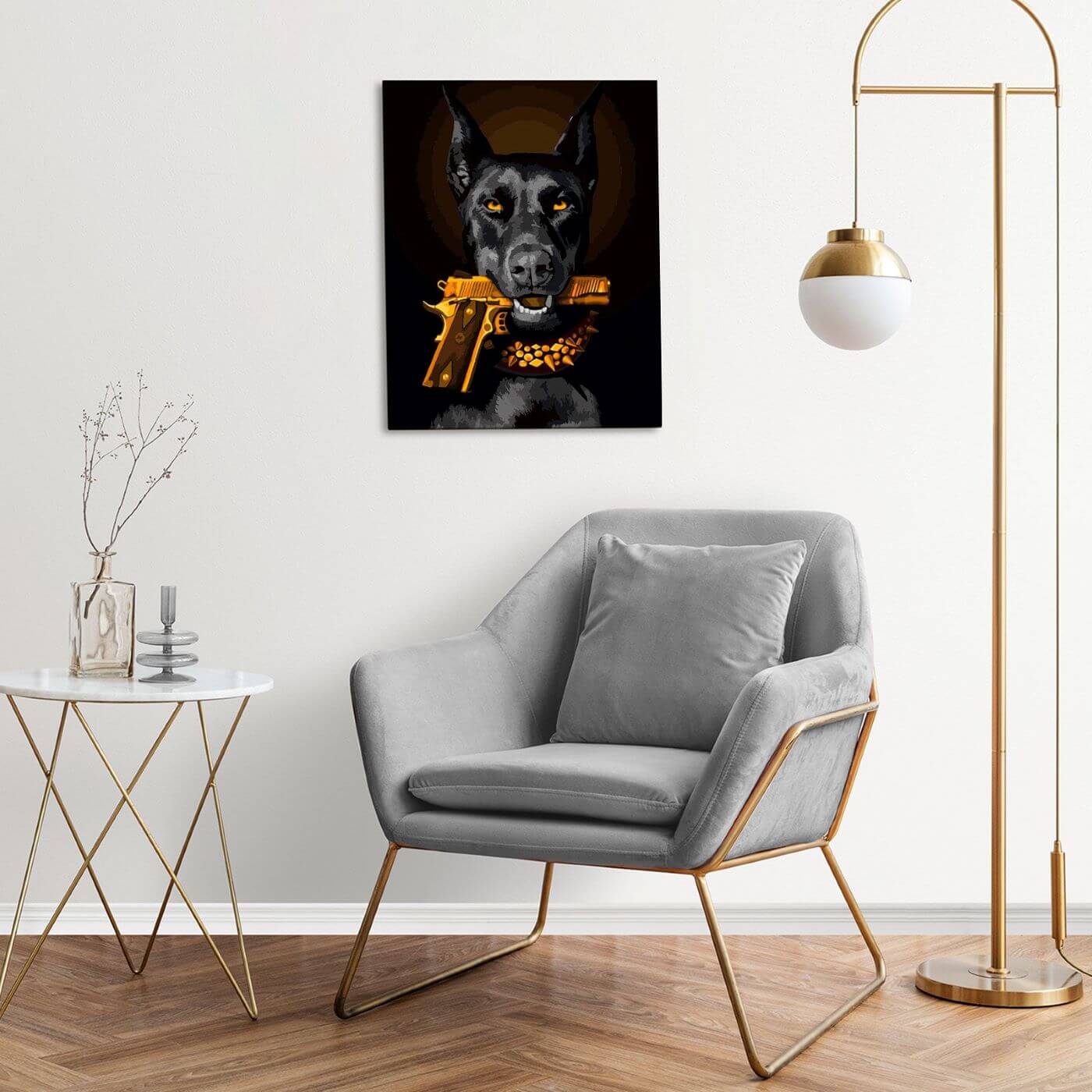 Paint by Numbers 40x50 cm | Guardian of order (MG2490e) – Painting by numbers | Varvikas.Shop