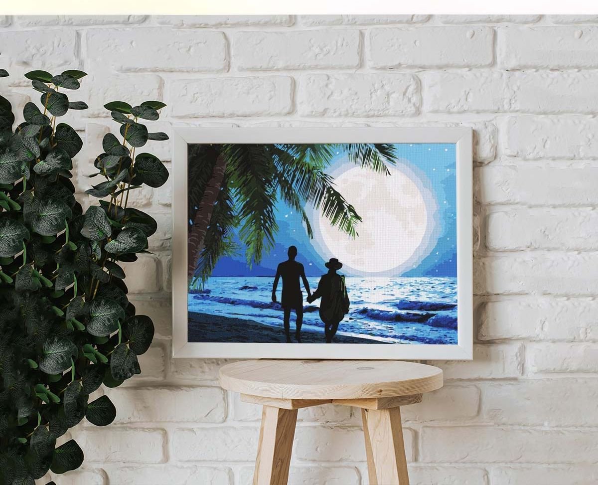 Paint by Numbers 40x50 cm | Honeymoon (MG2458e) – Painting by numbers | Varvikas.Shop