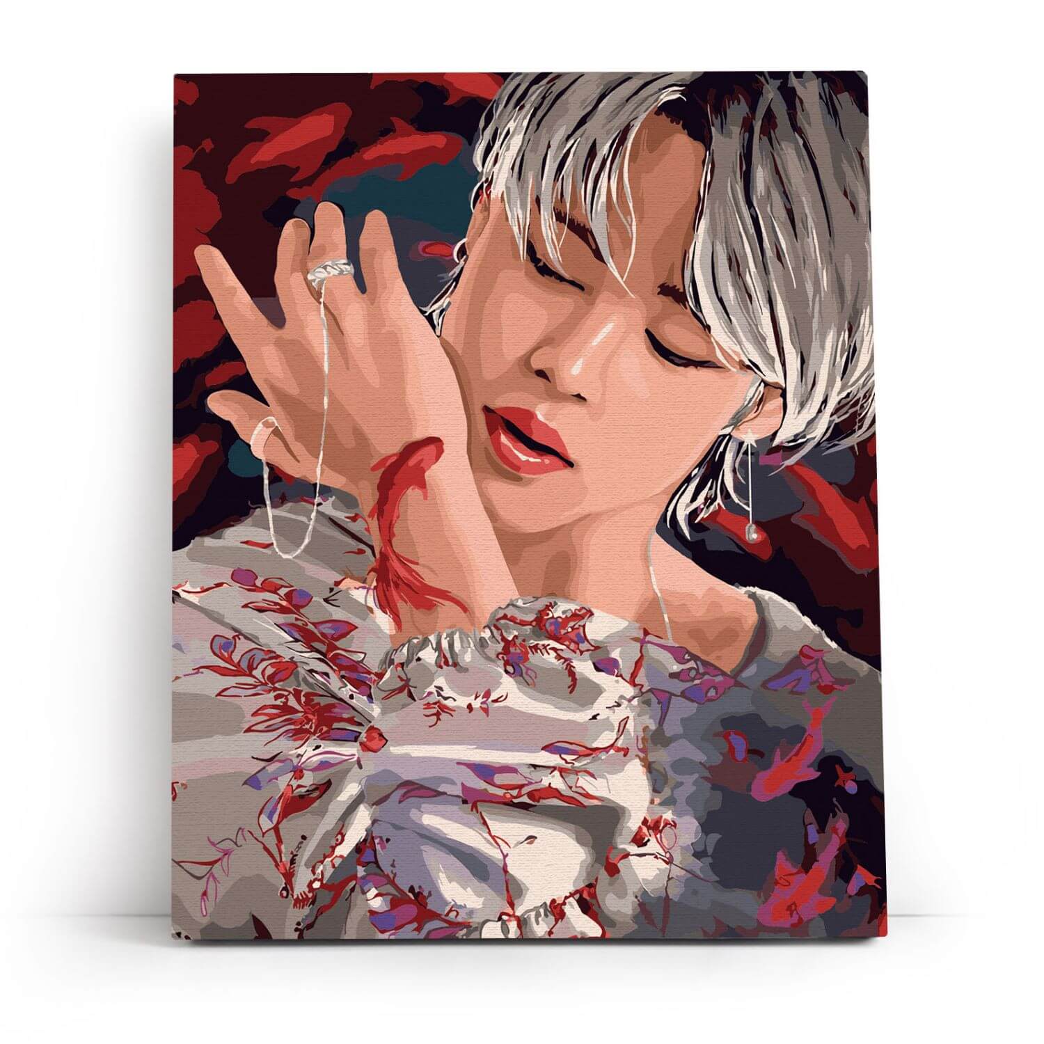 Paint by Numbers 40x50 cm | Korean singer (MG2477e) – Painting by numbers | Varvikas.Shop