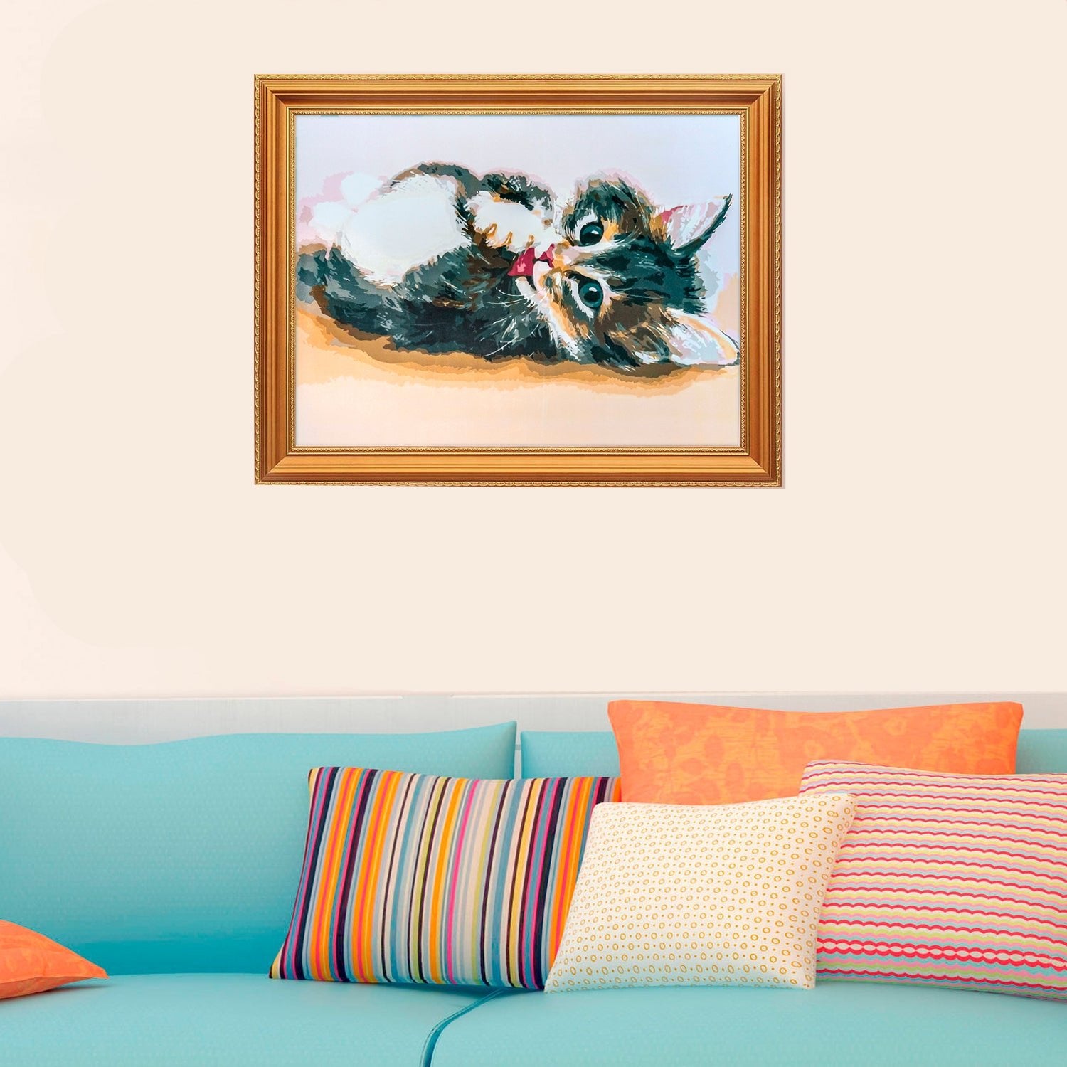 Paint by Numbers 40x50 cm | Little Kitten (MG2076e) – Painting by numbers | Varvikas.Shop
