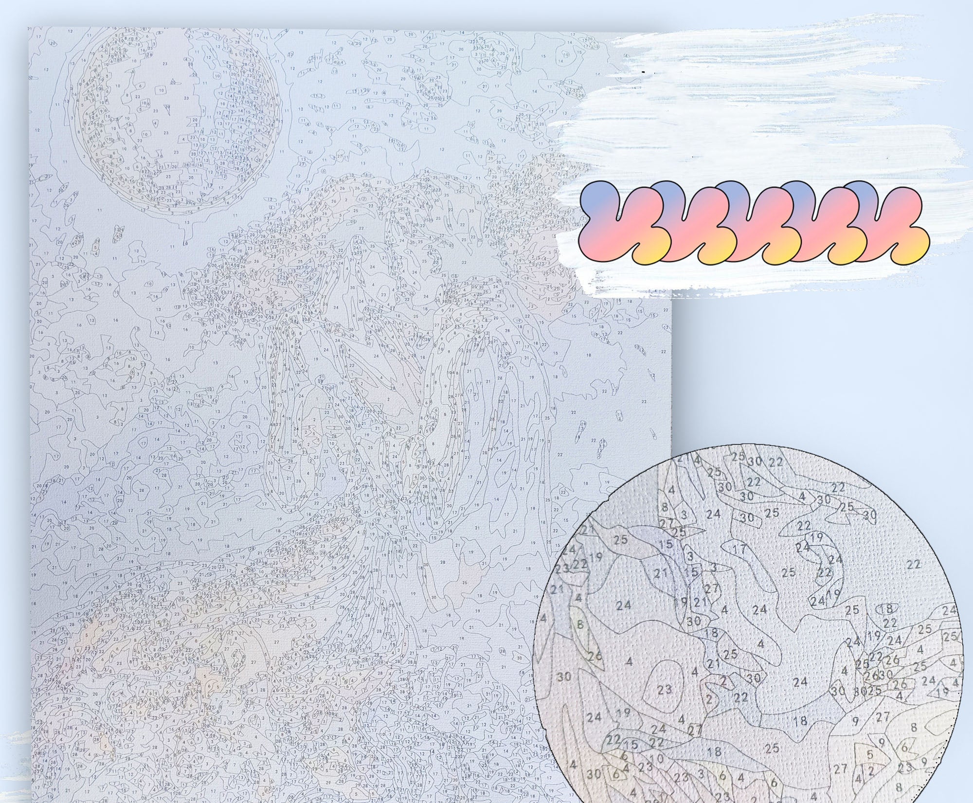 Paint by Numbers 40x50 cm | Love is in the air (MG2439e) – Painting by numbers | Varvikas.Shop