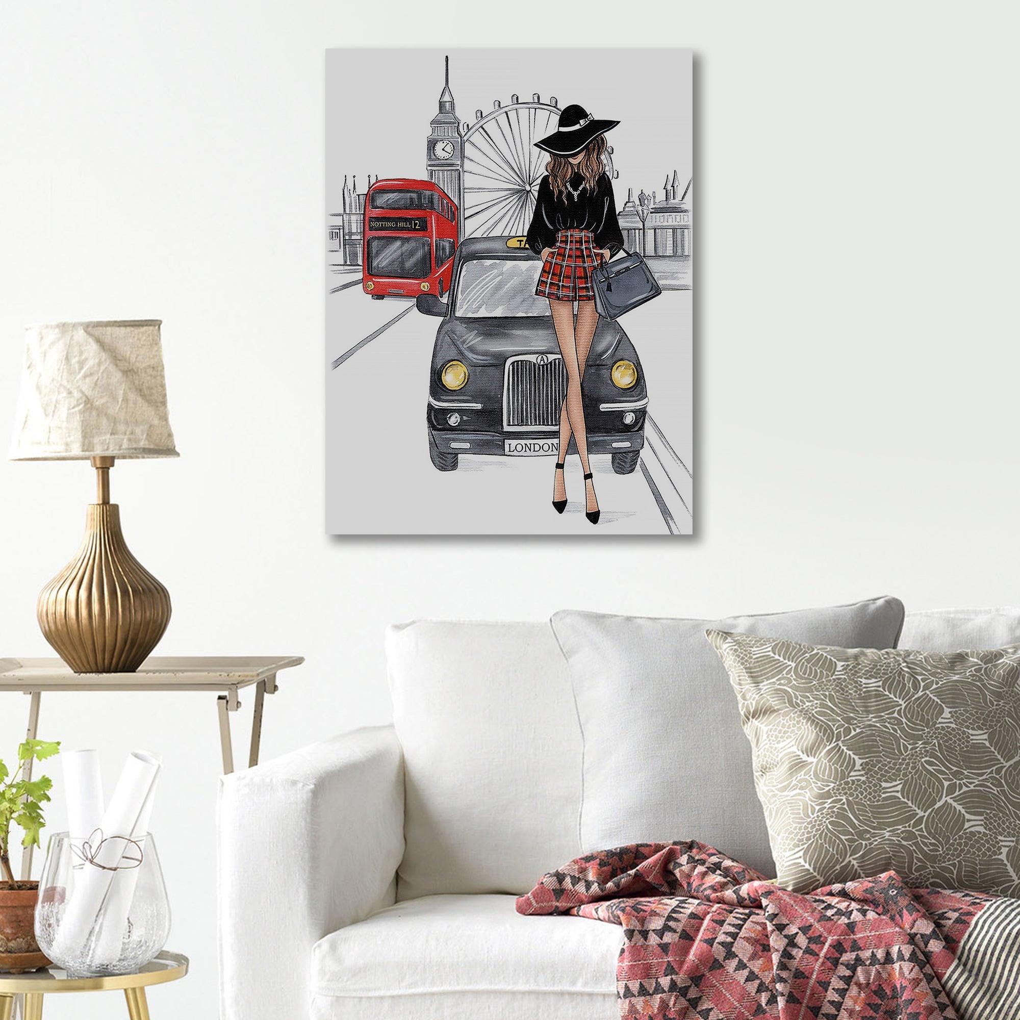 Paint by Numbers 40x50 cm | Meeting in London (MG2147e) – Painting by numbers | Varvikas.Shop
